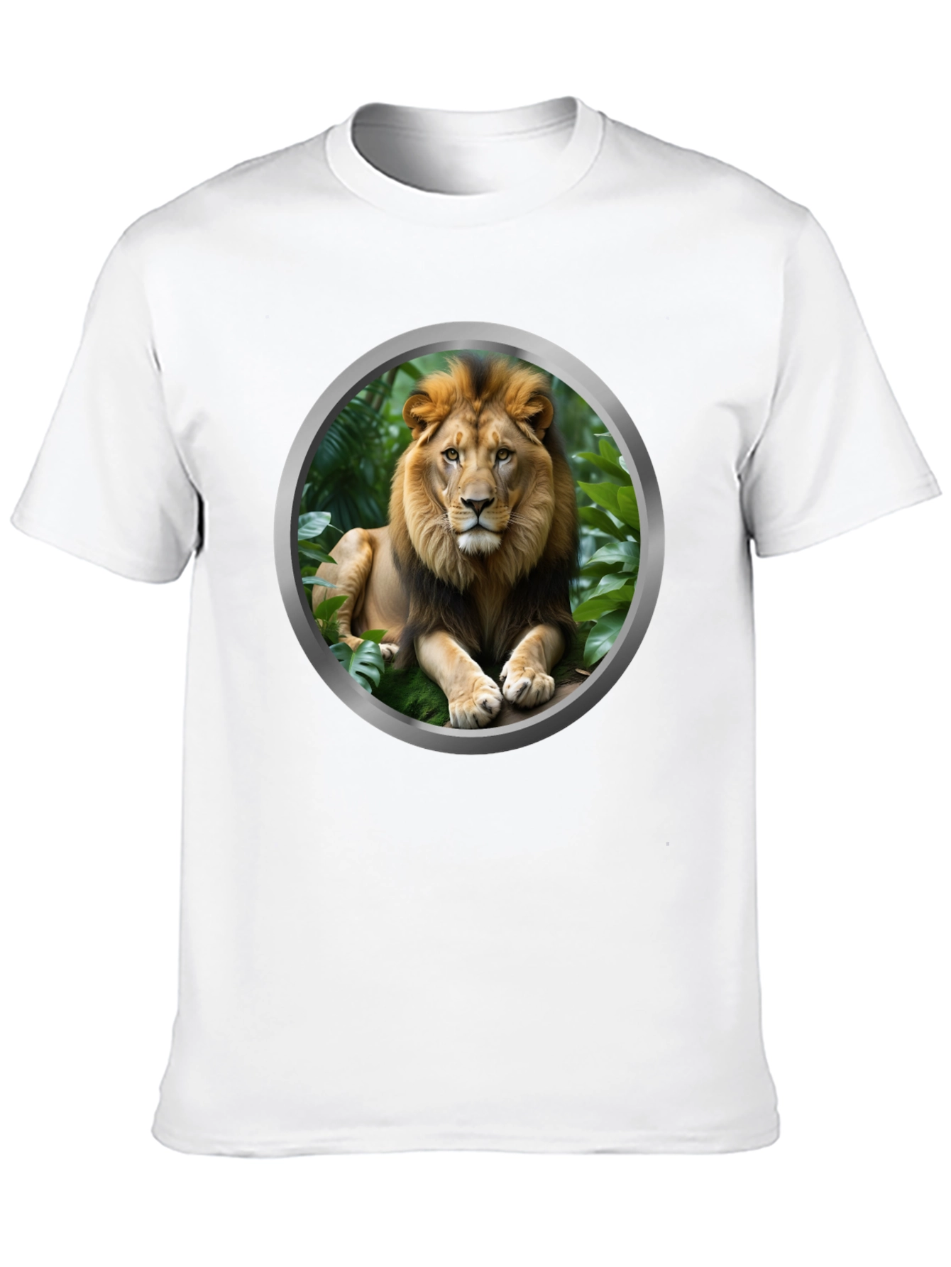 Lion Graphic Tee - Mens Black T-Shirt