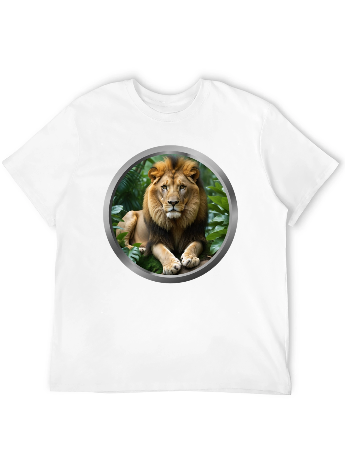 Lion Graphic Tee - Mens Black T-Shirt