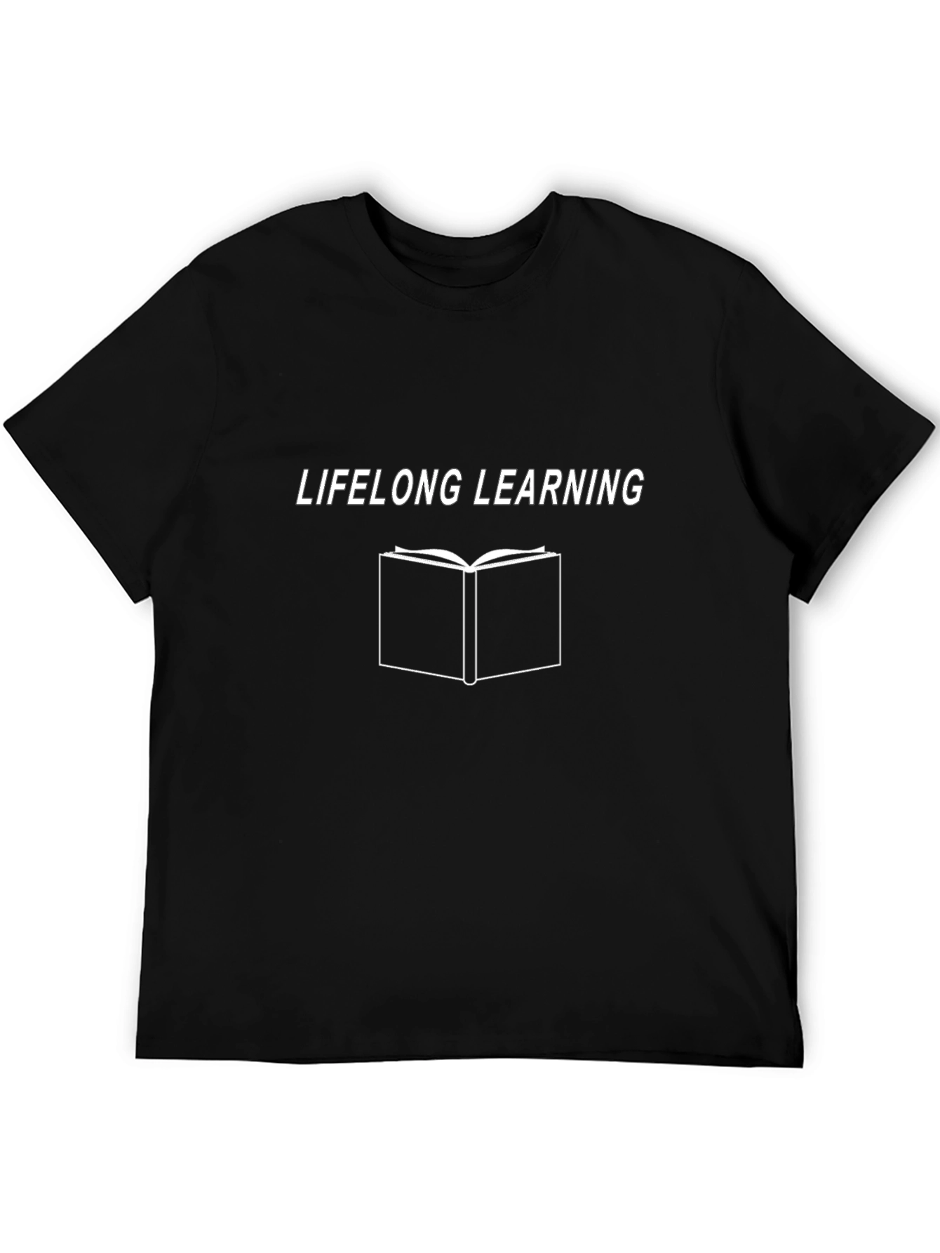 Lifelong Learning Black T-Shirt - Education Apparel