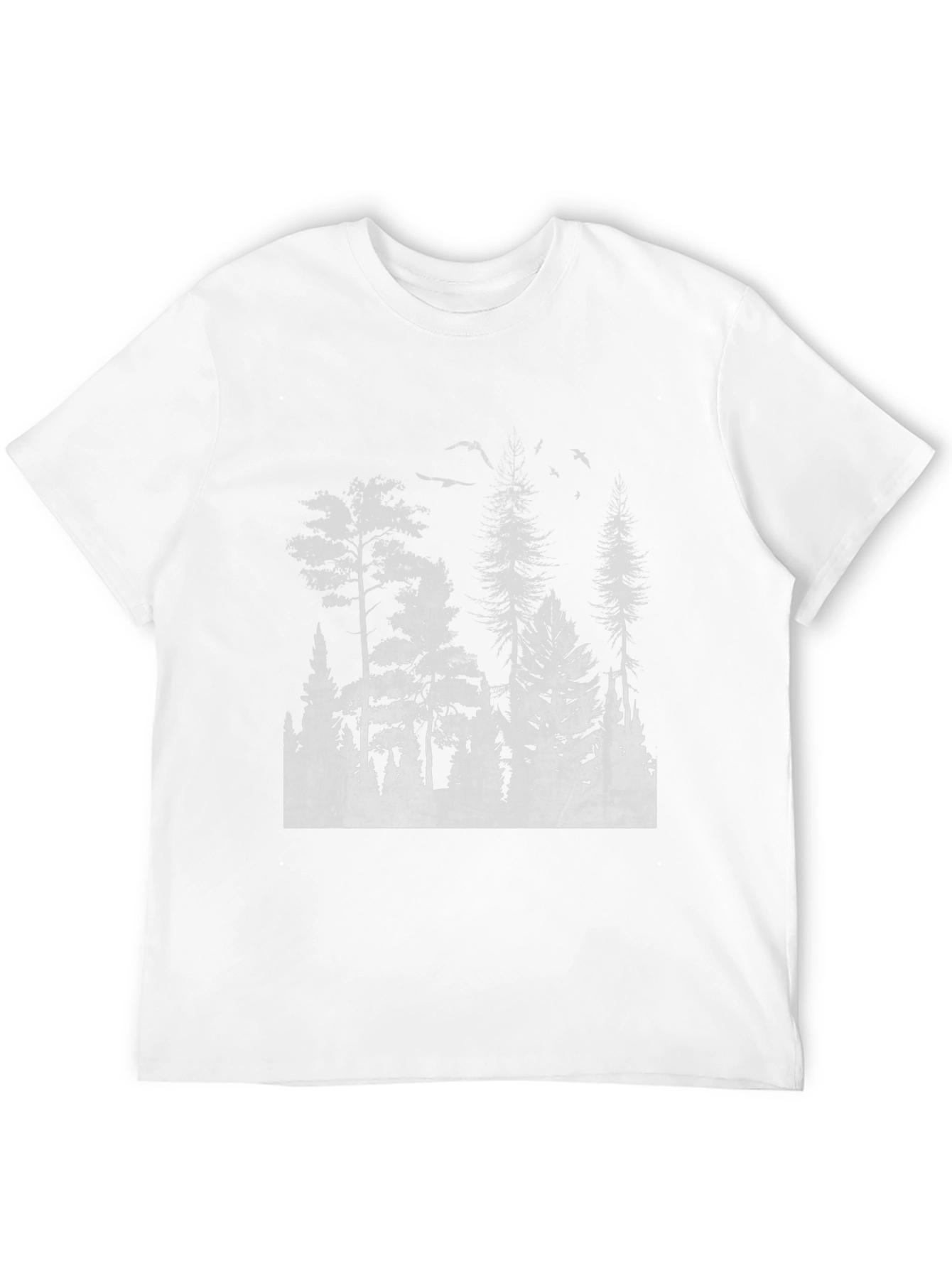 Mens Black Forest Print Tee