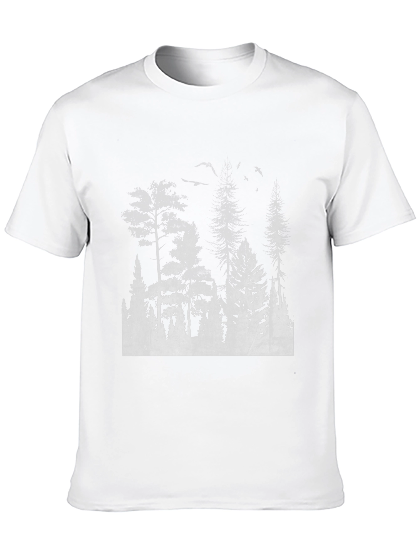 Mens Black Forest Print Tee