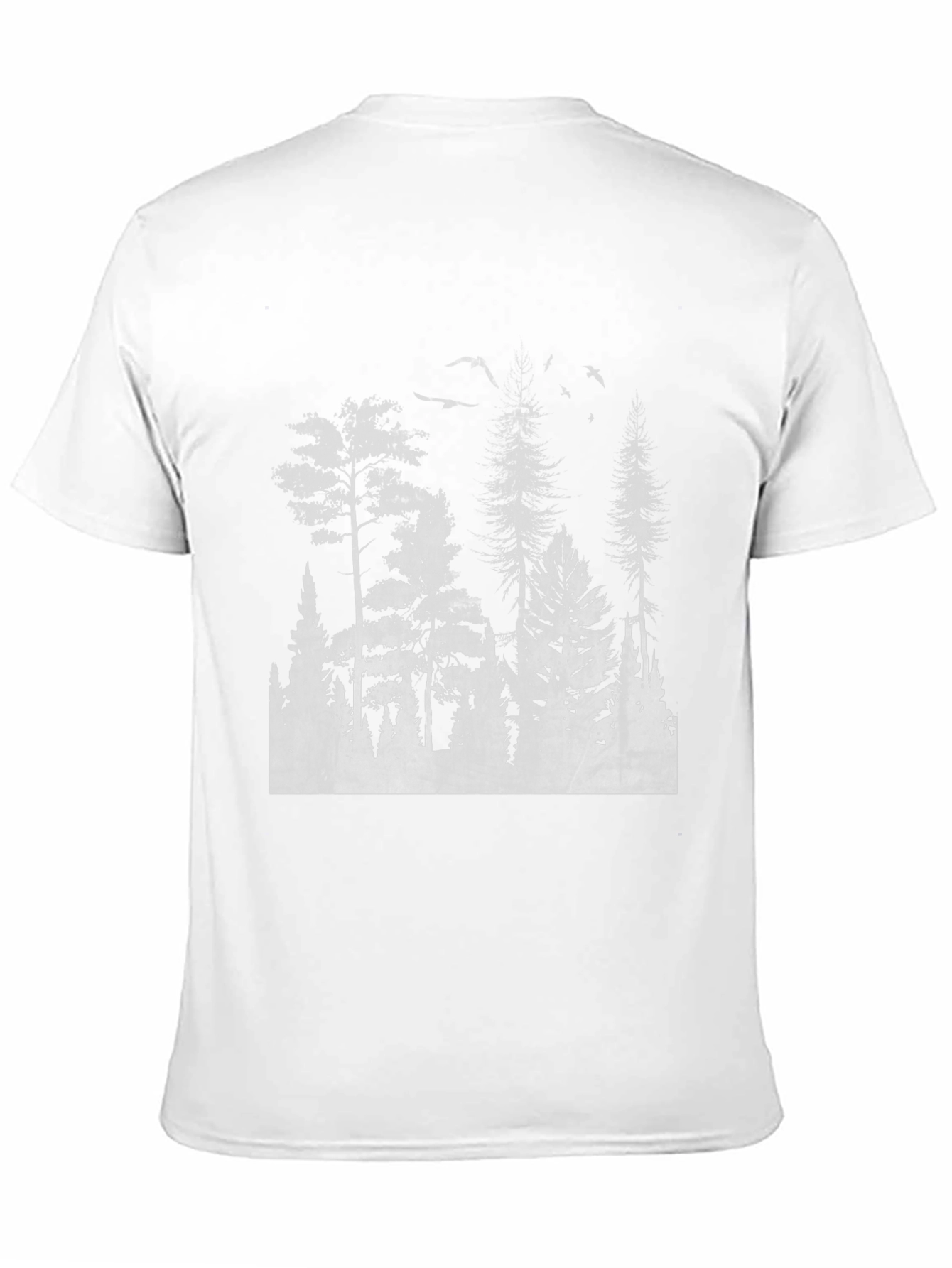 Mens Black Forest Print Tee