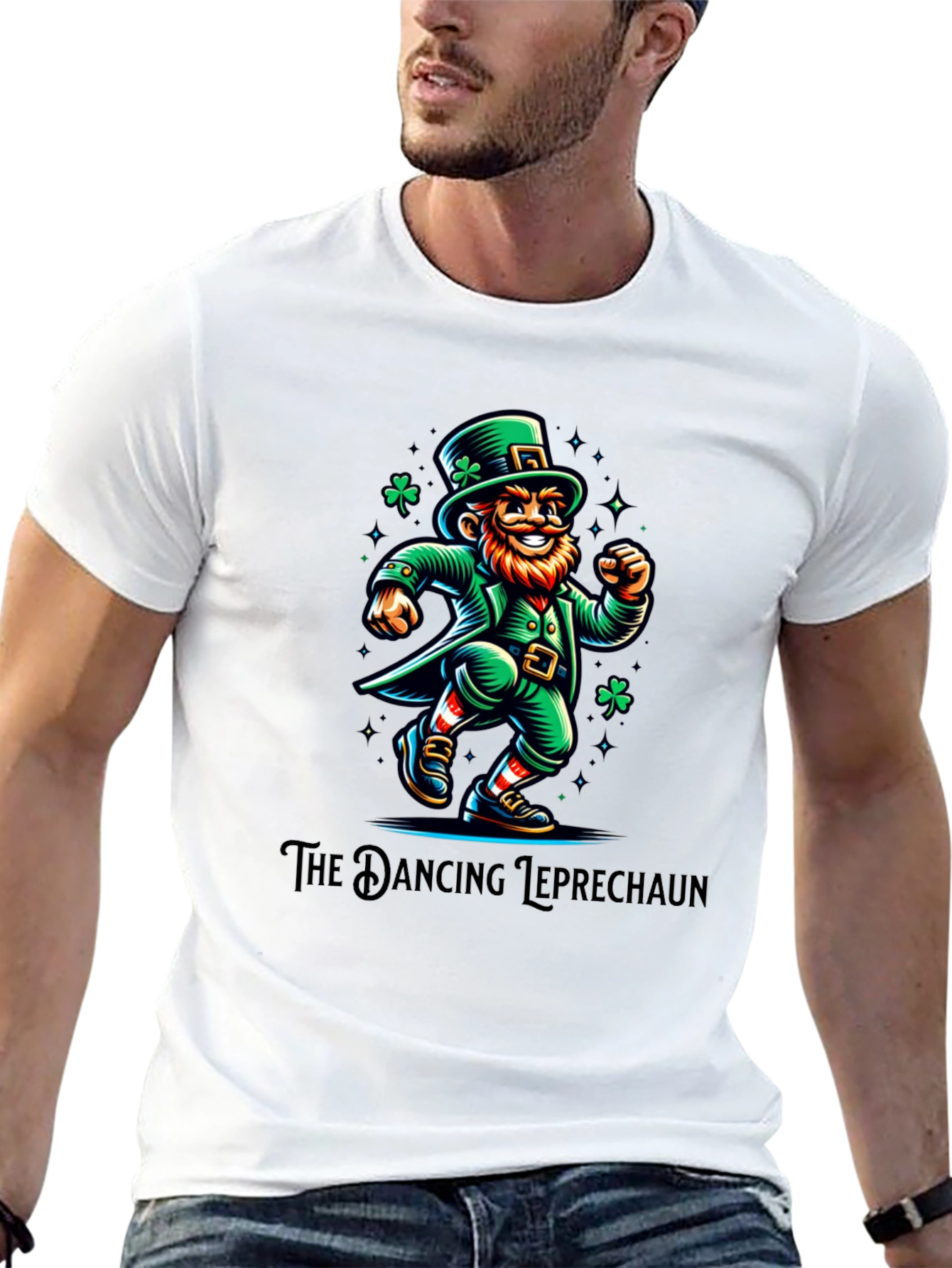 Dancing Leprechaun Graphic Tee