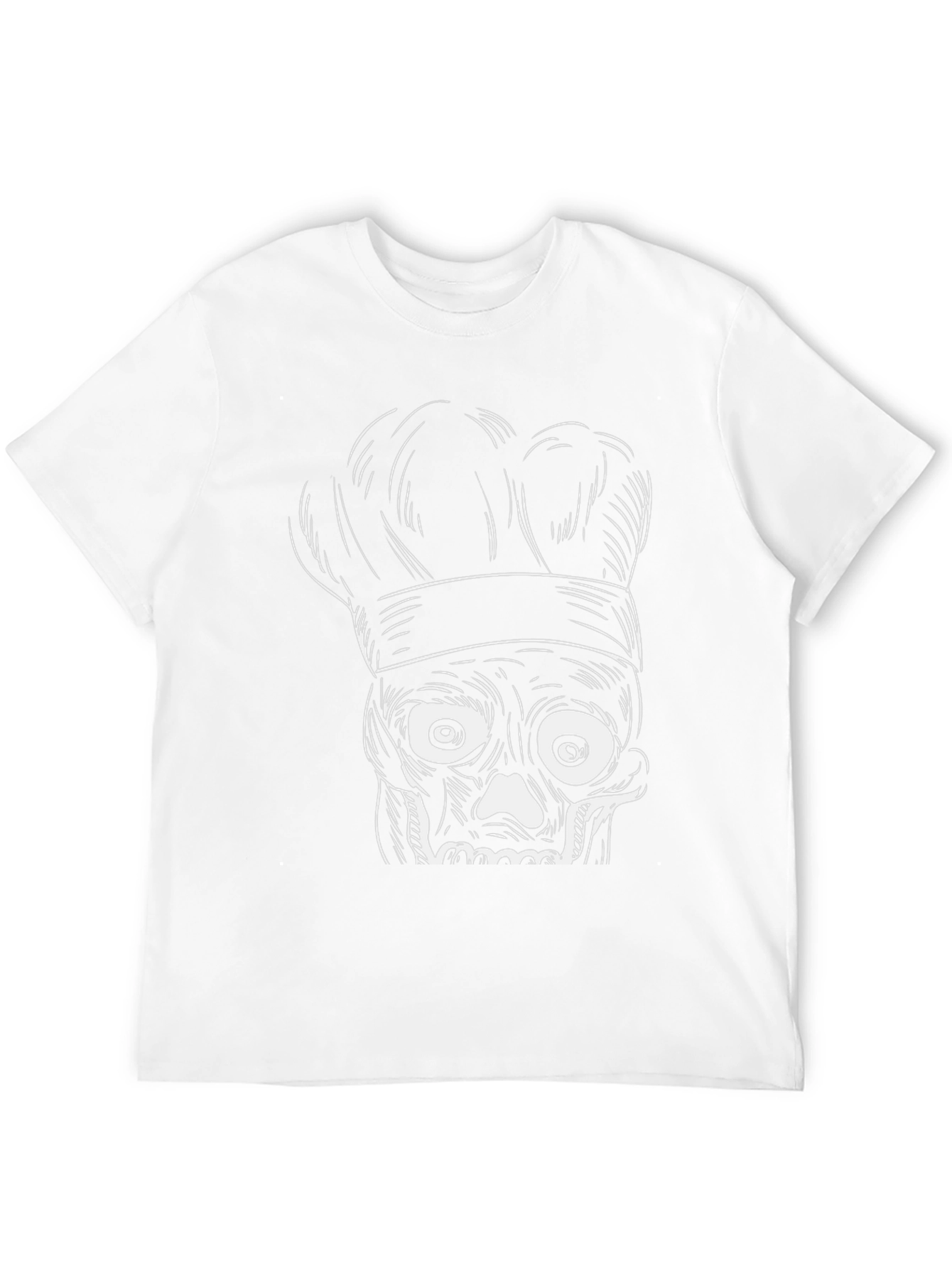 Chef Skull Graphic T-Shirt - Black