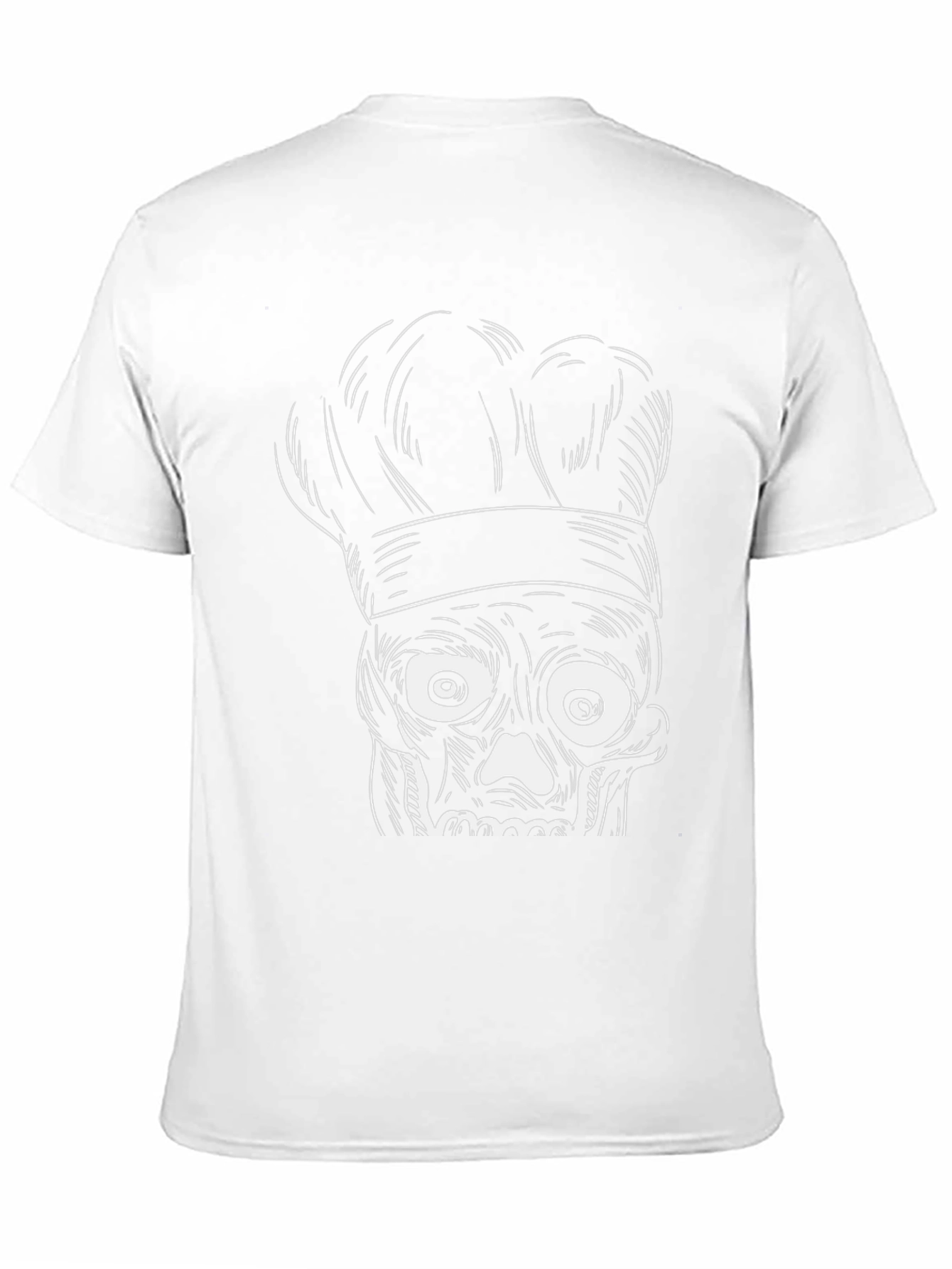 Chef Skull Graphic T-Shirt - Black