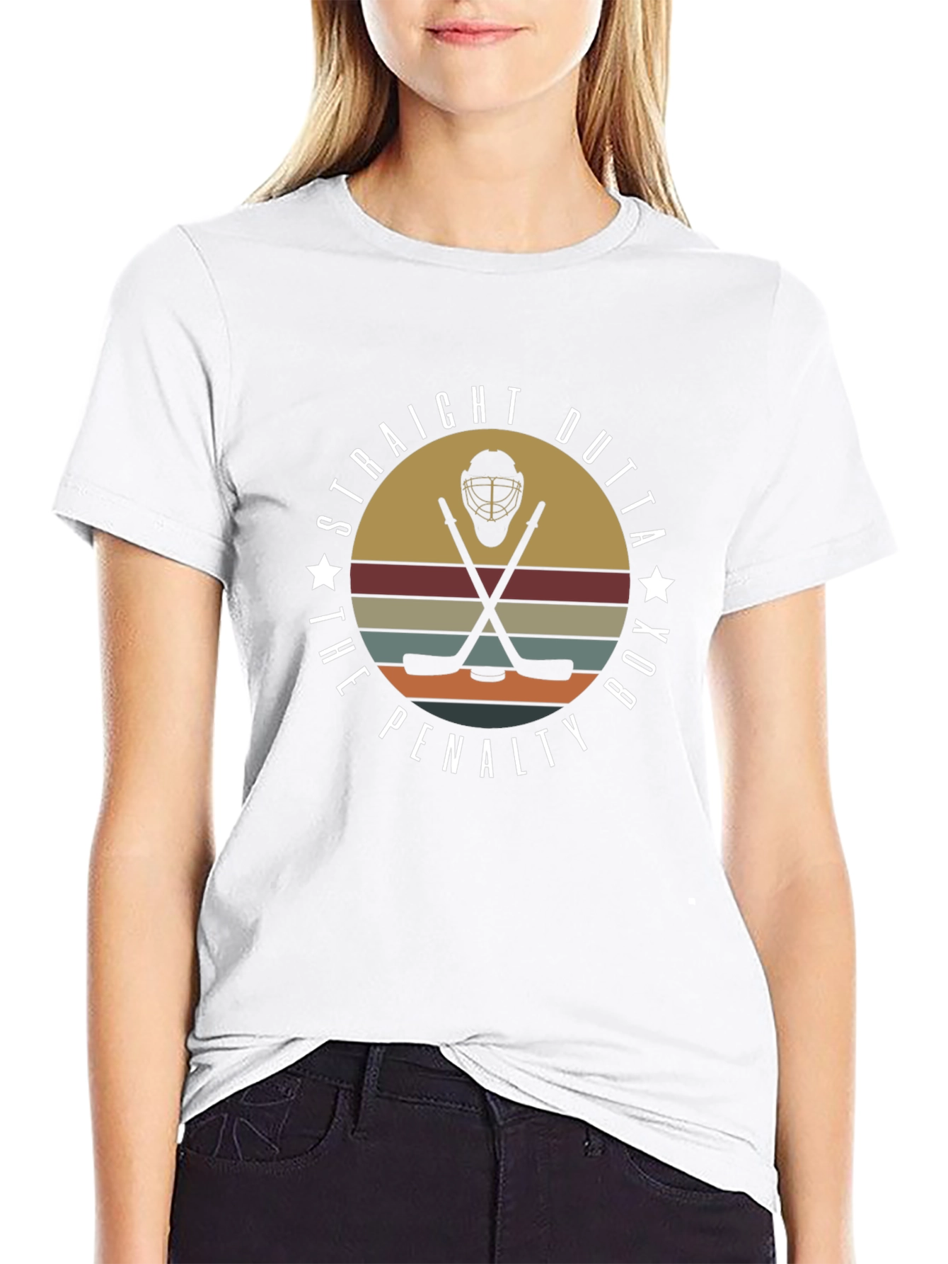 Straight Outta The Penalty Box Hockey T-Shirt