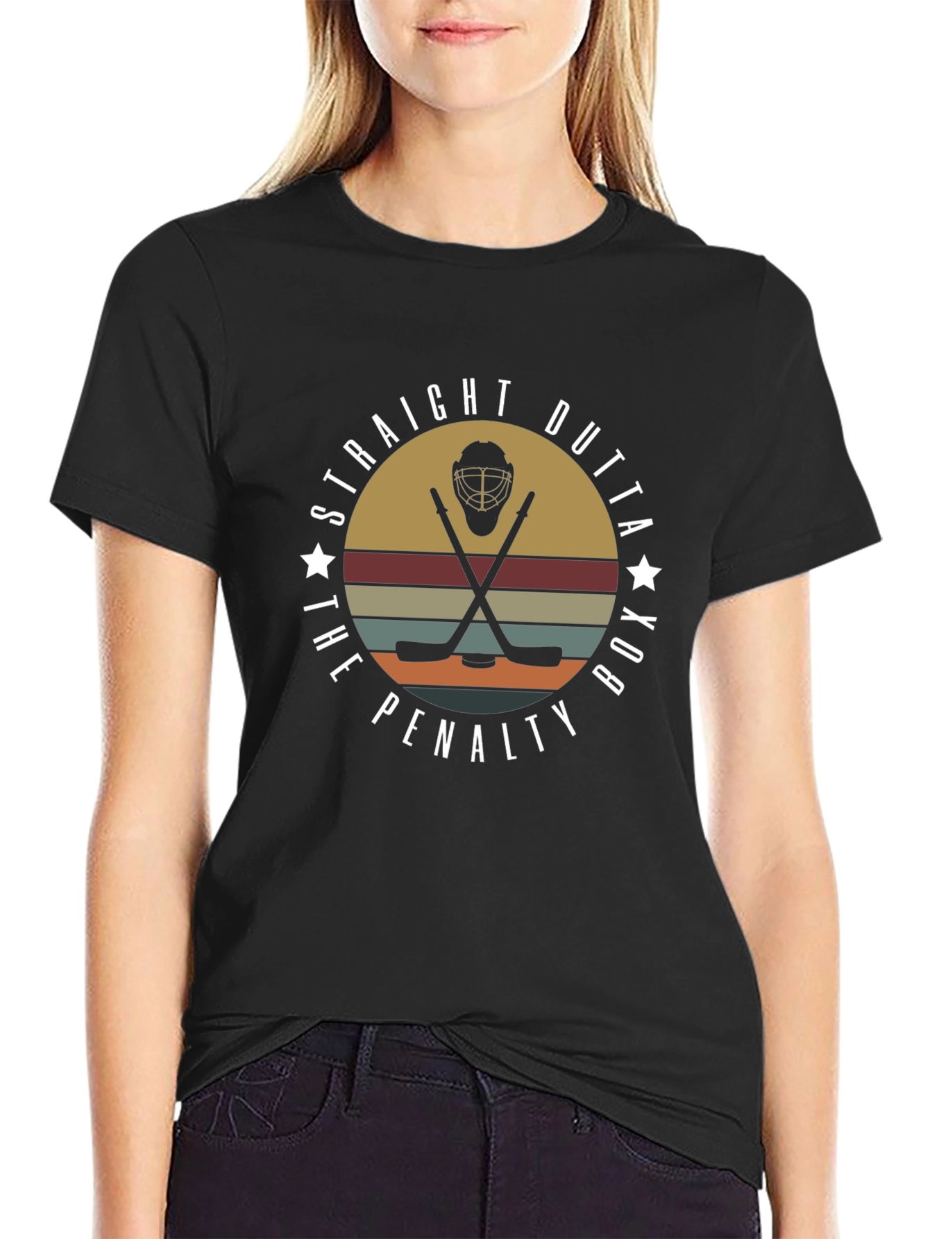 Straight Outta The Penalty Box Hockey T-Shirt