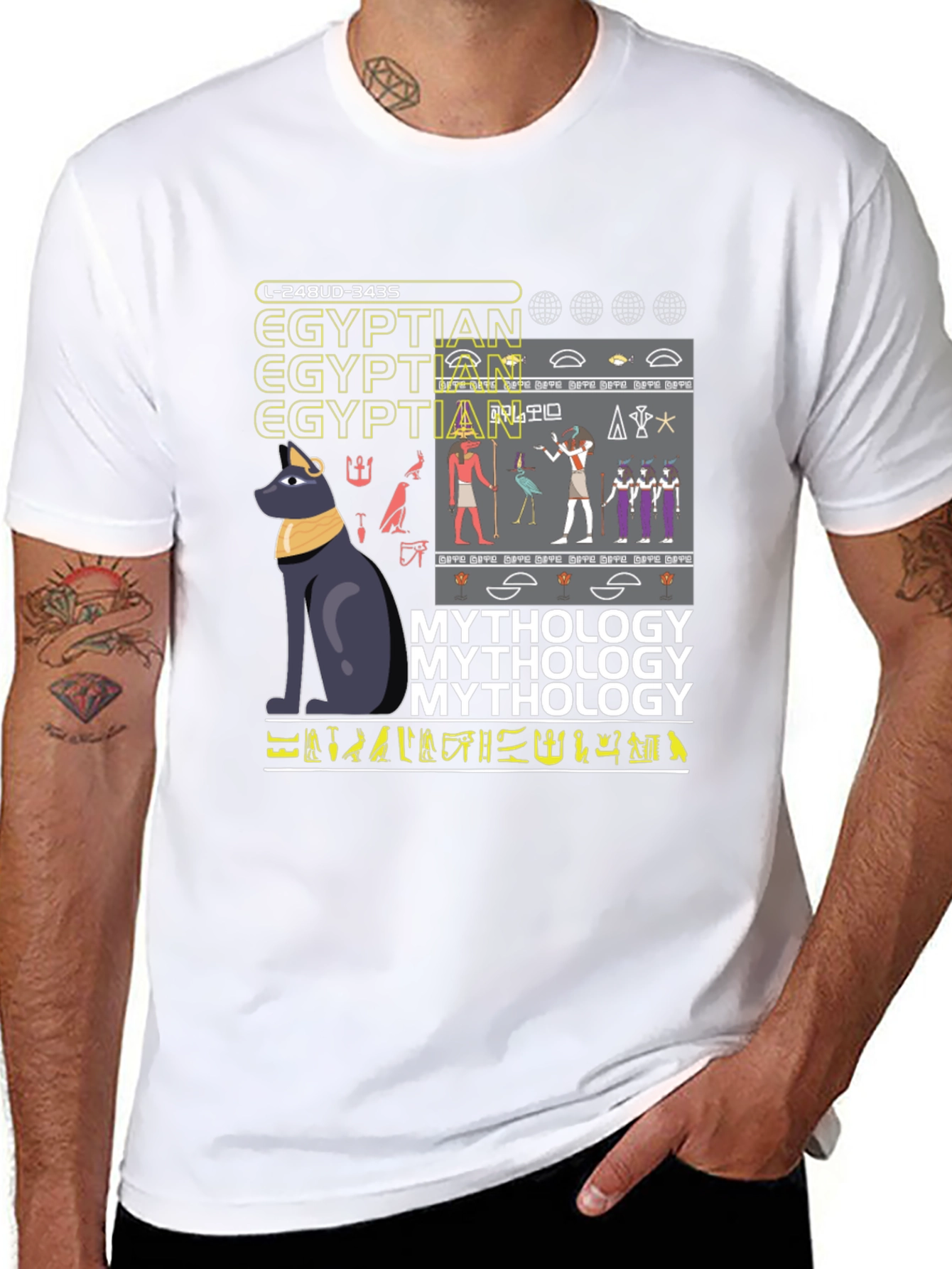 Egyptian Mythology Graphic T-Shirt