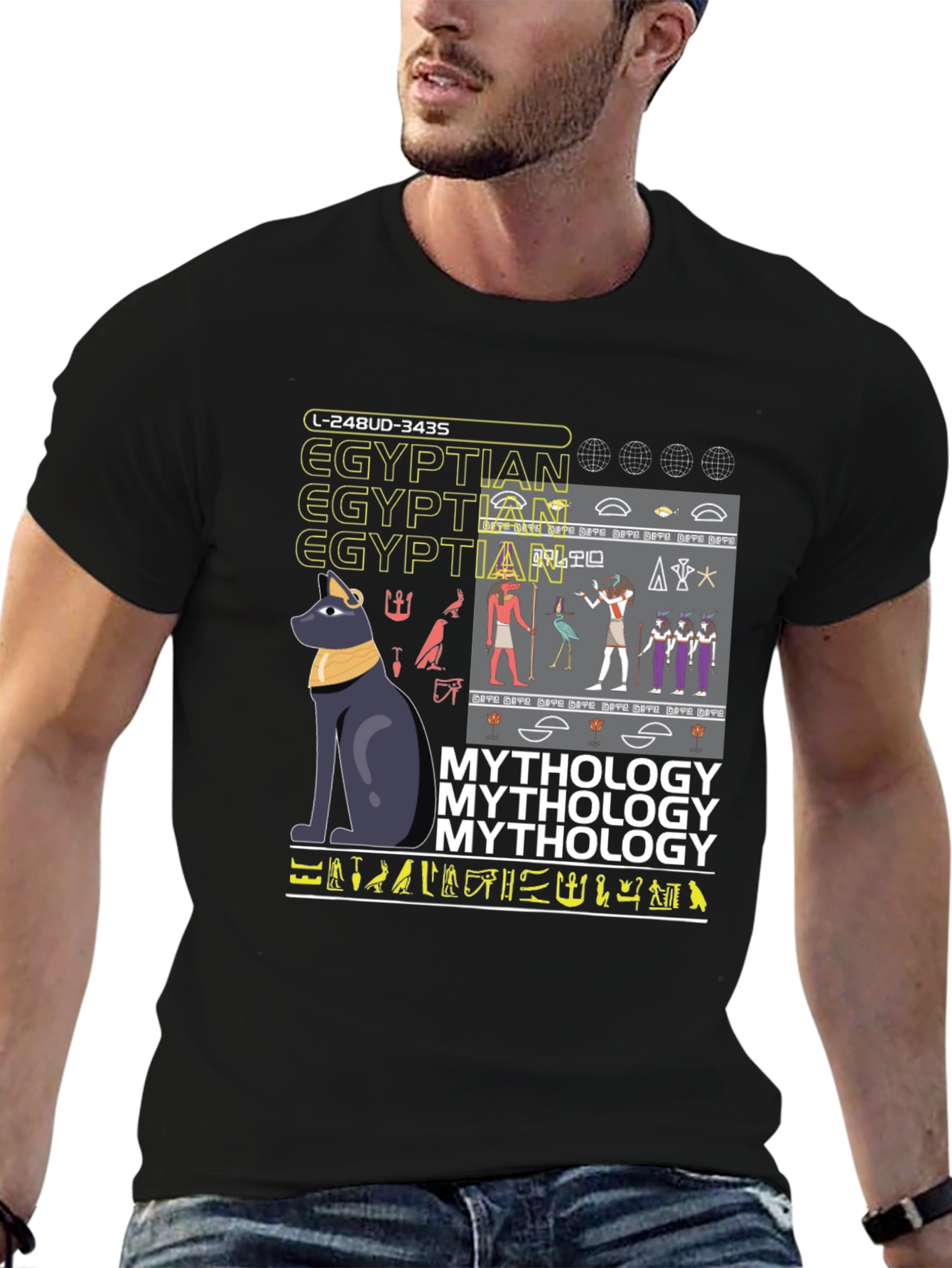 Egyptian Mythology Graphic T-Shirt