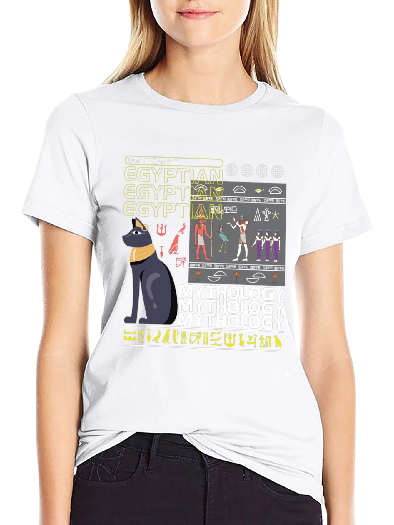 Egyptian Mythology Graphic T-Shirt