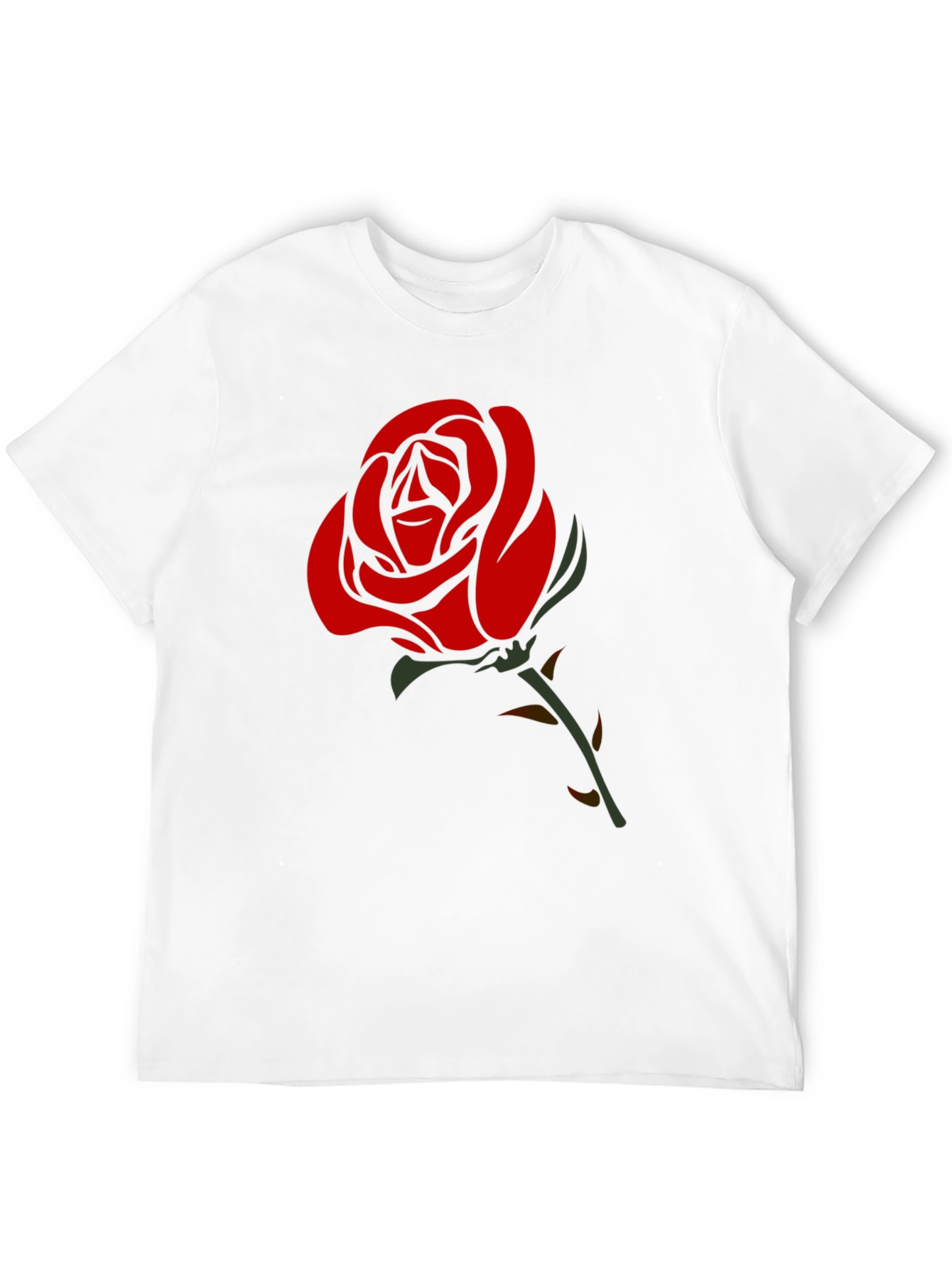Rose Graphic Tee - Classic Style