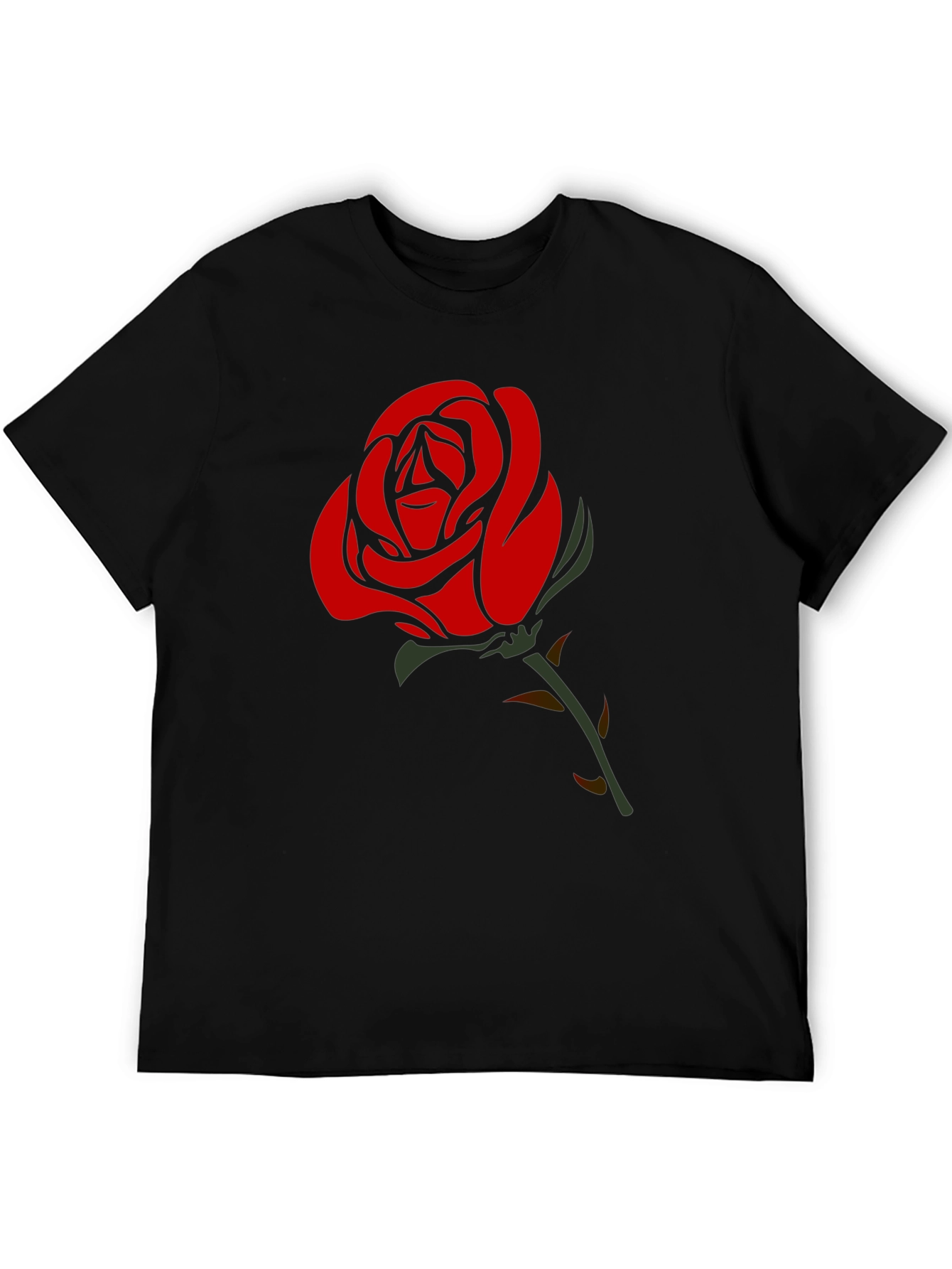 Rose Graphic Tee - Classic Style