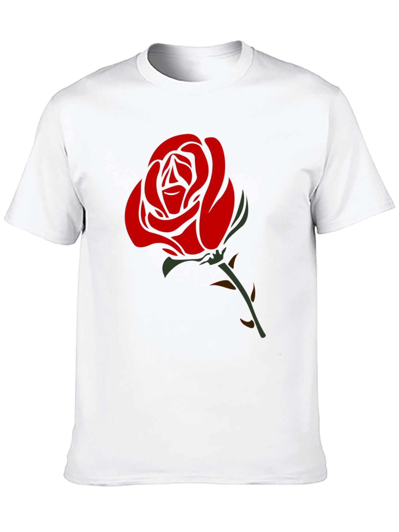 Rose Graphic Tee - Classic Style