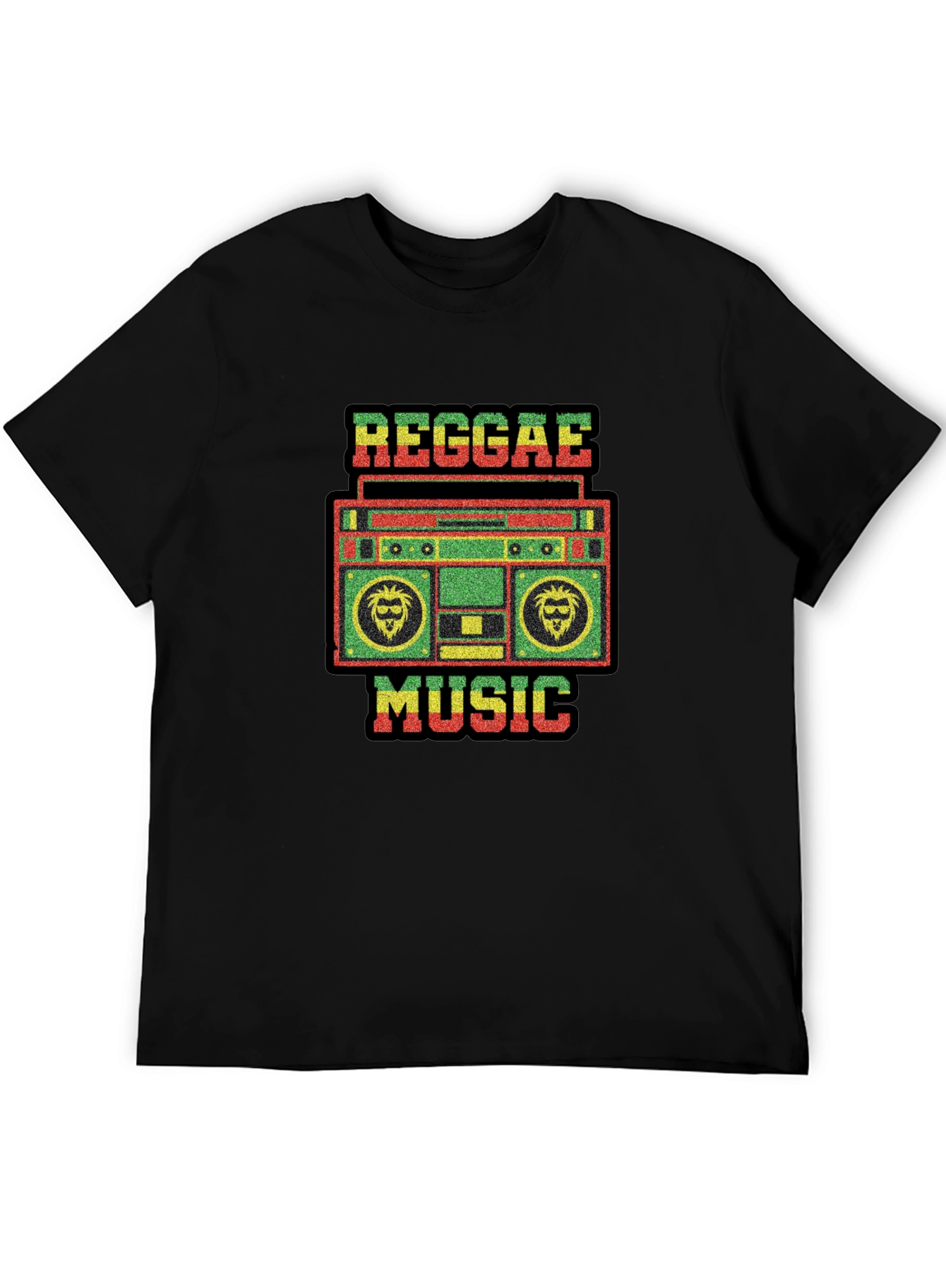 Reggae Music Black T-Shirt