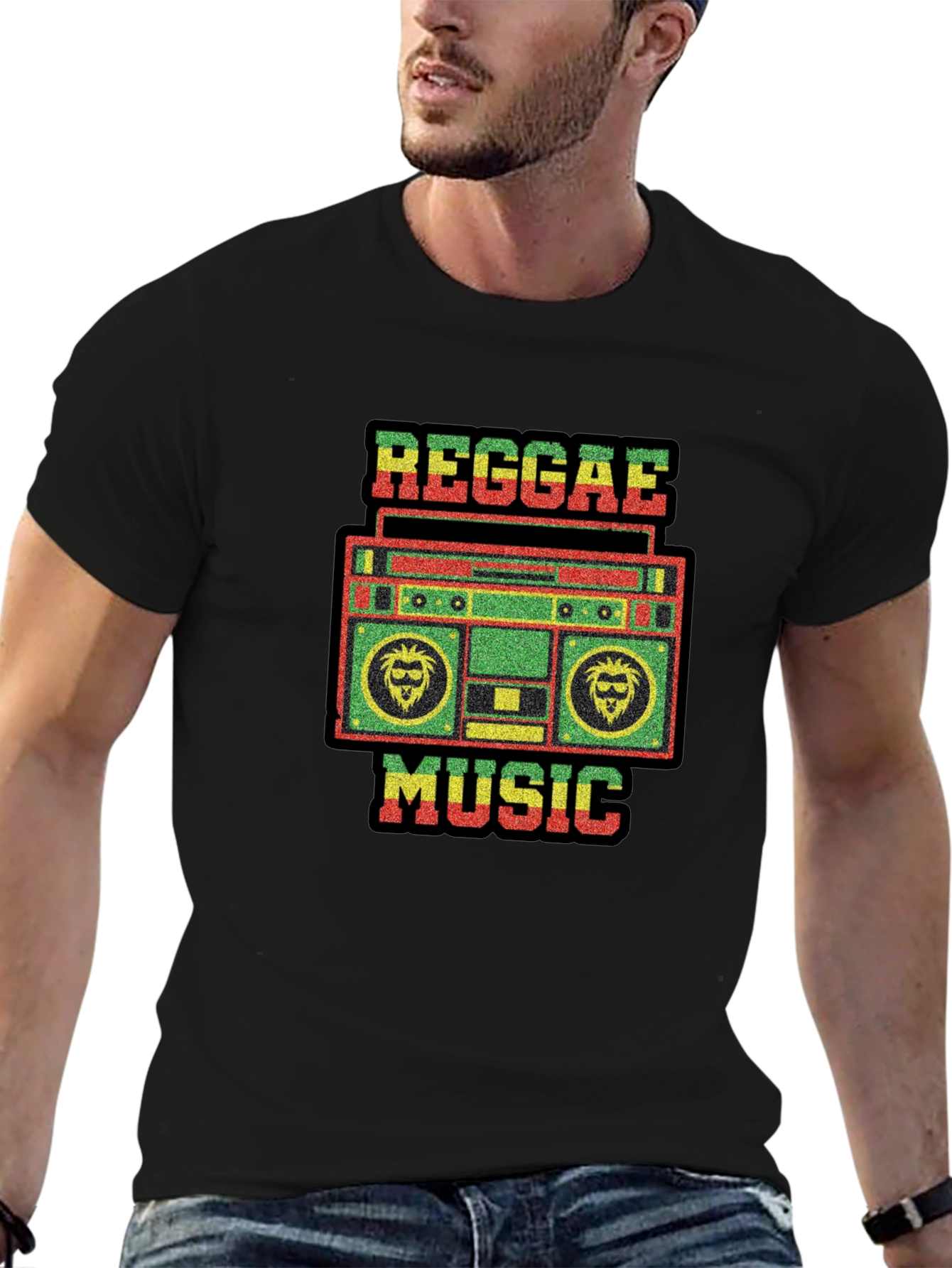 Reggae Music Black T-Shirt
