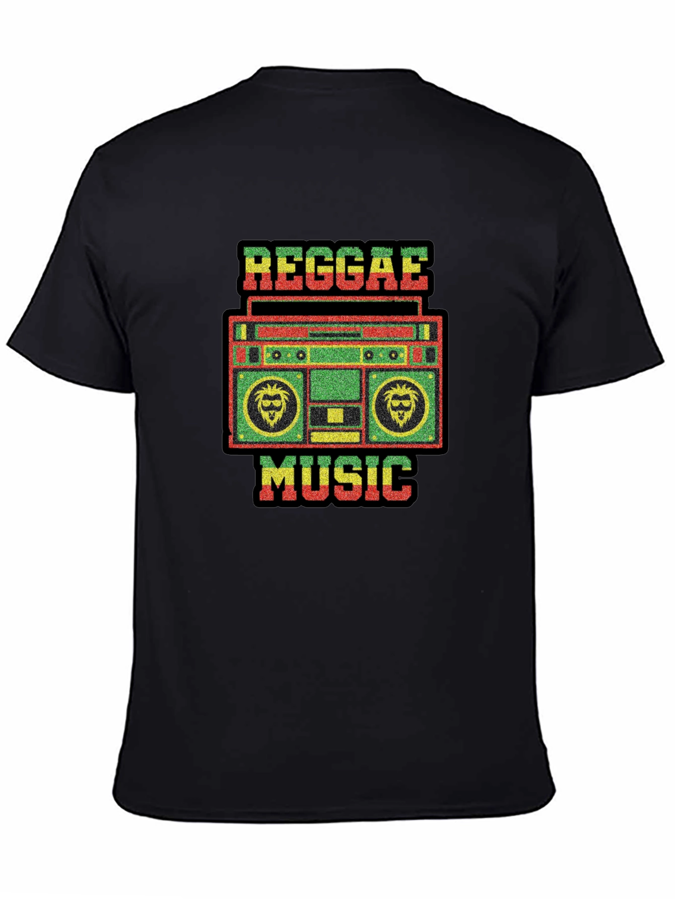 Reggae Music Black T-Shirt