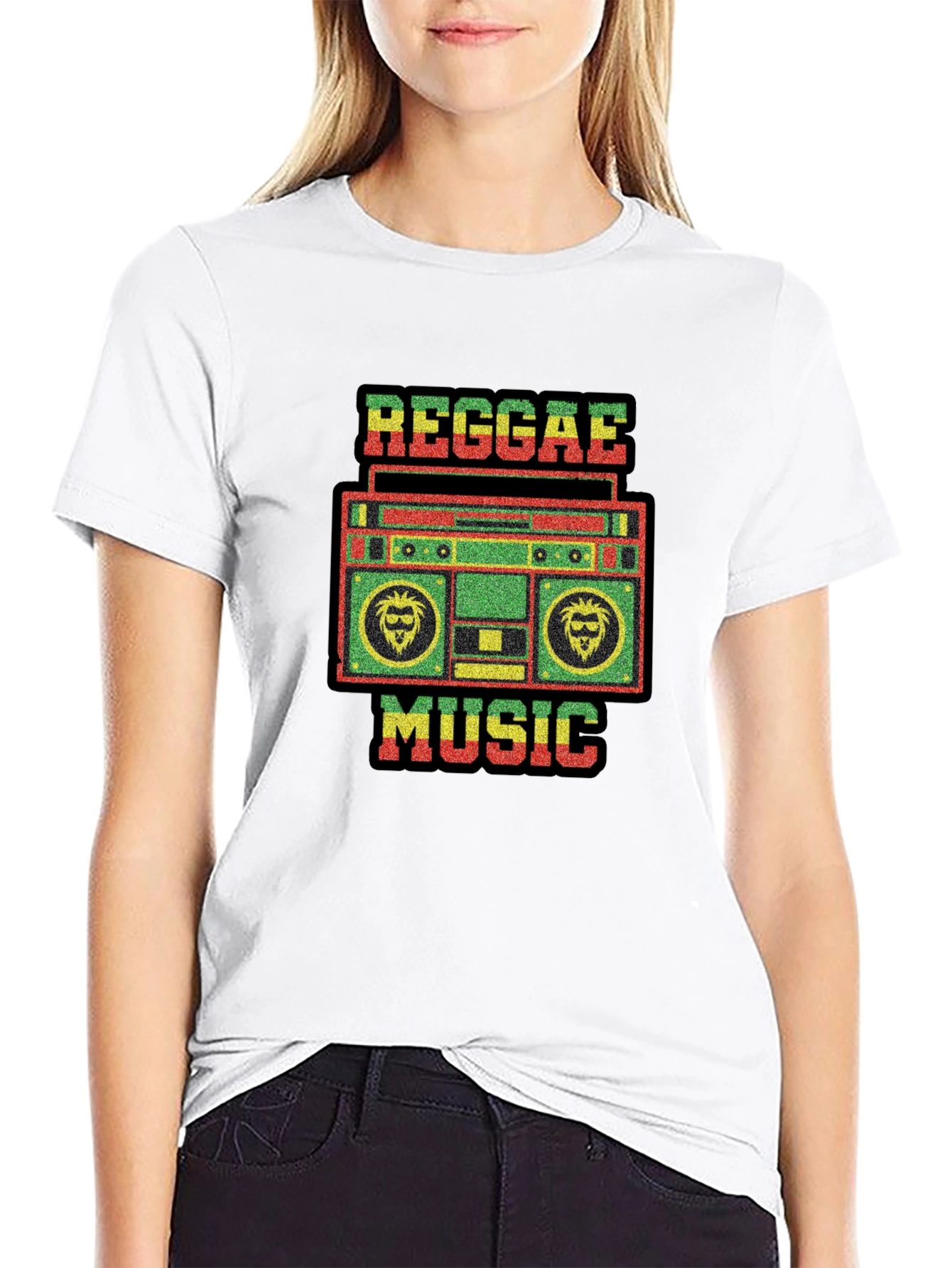 Reggae Music Black T-Shirt