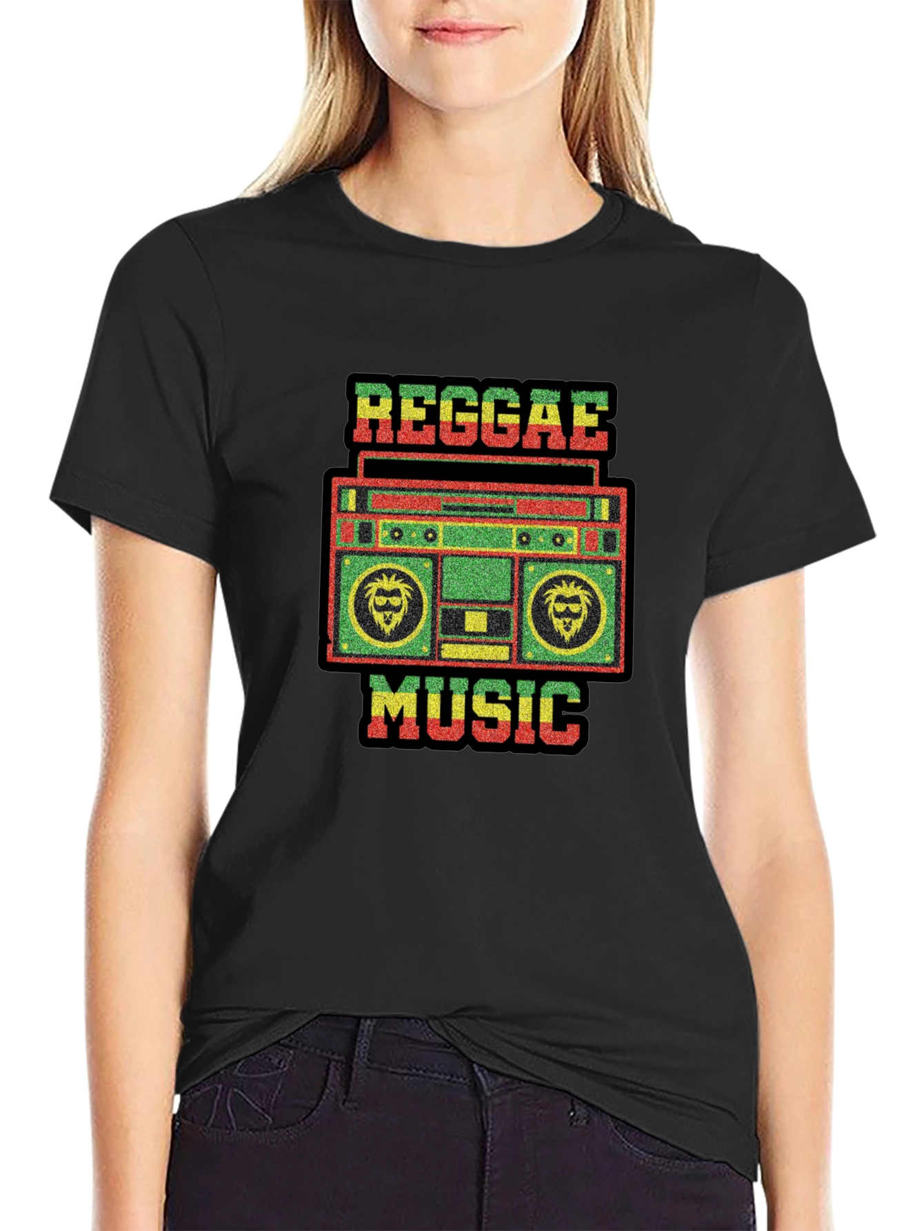 Reggae Music Black T-Shirt