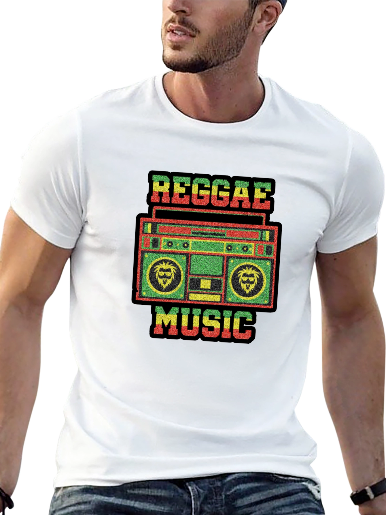 Reggae Music Black T-Shirt