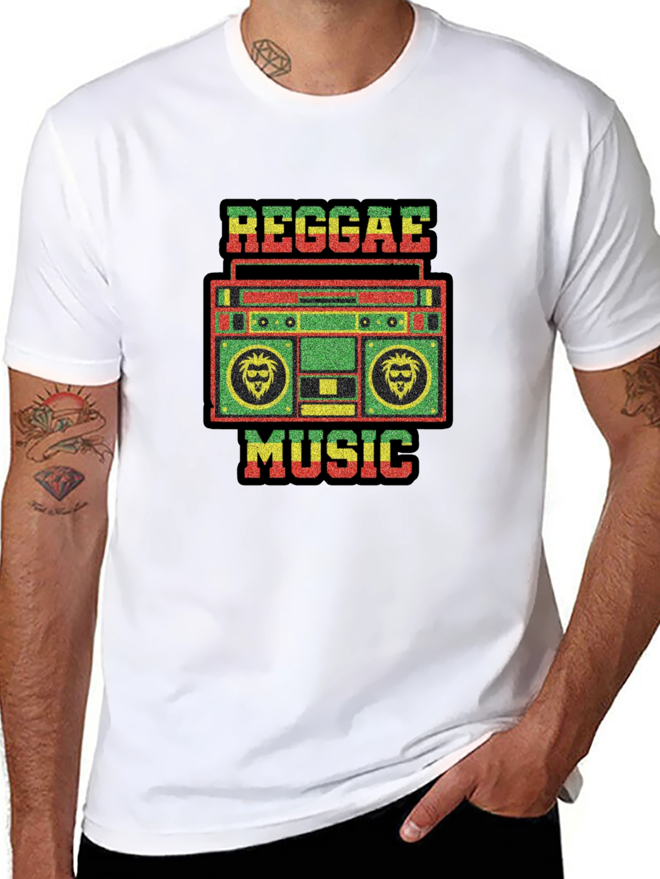Reggae Music Black T-Shirt