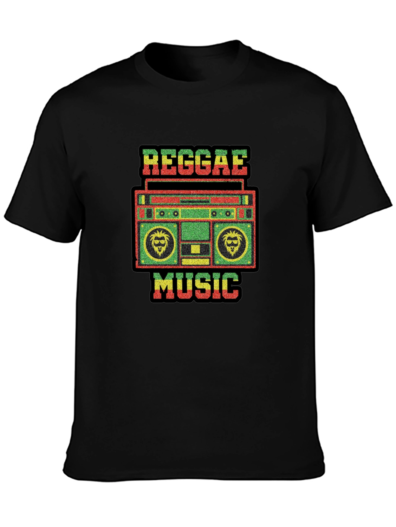 Reggae Music Black T-Shirt