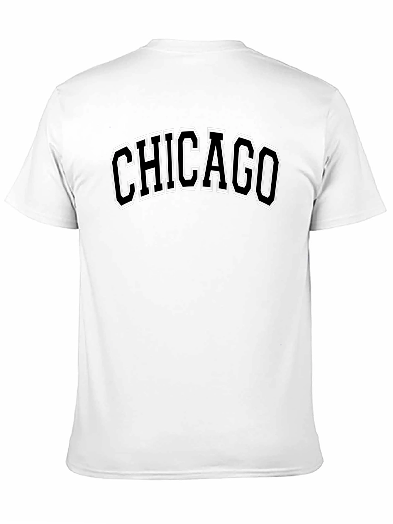 Chicago Graphic T-Shirt - Black Cotton Tee