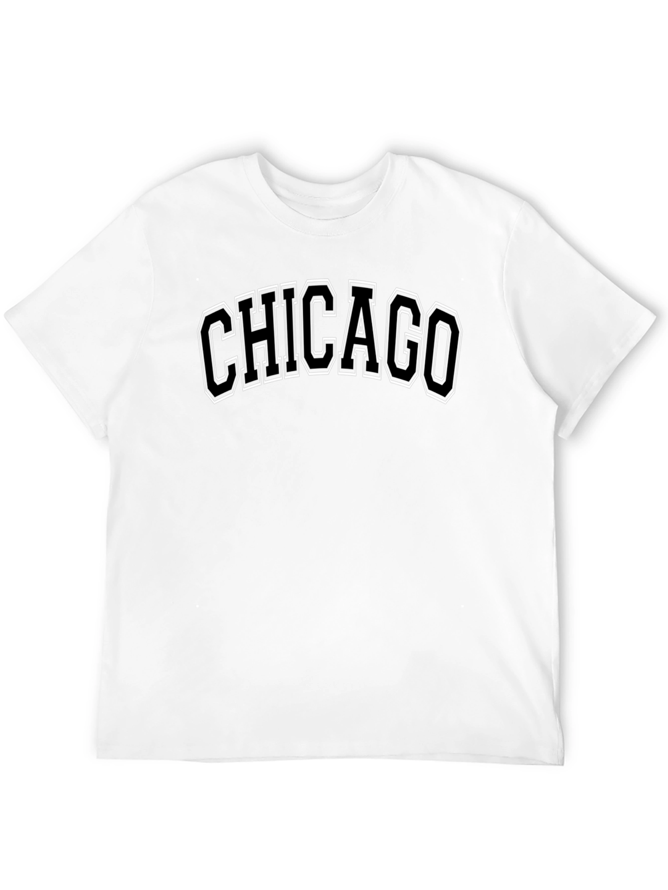 Chicago Graphic T-Shirt - Black Cotton Tee