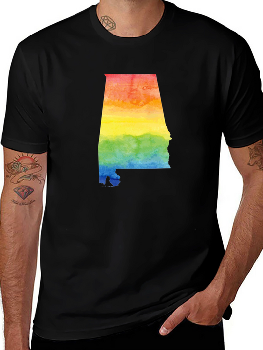 Rainbow Alabama State Pride T-Shirt