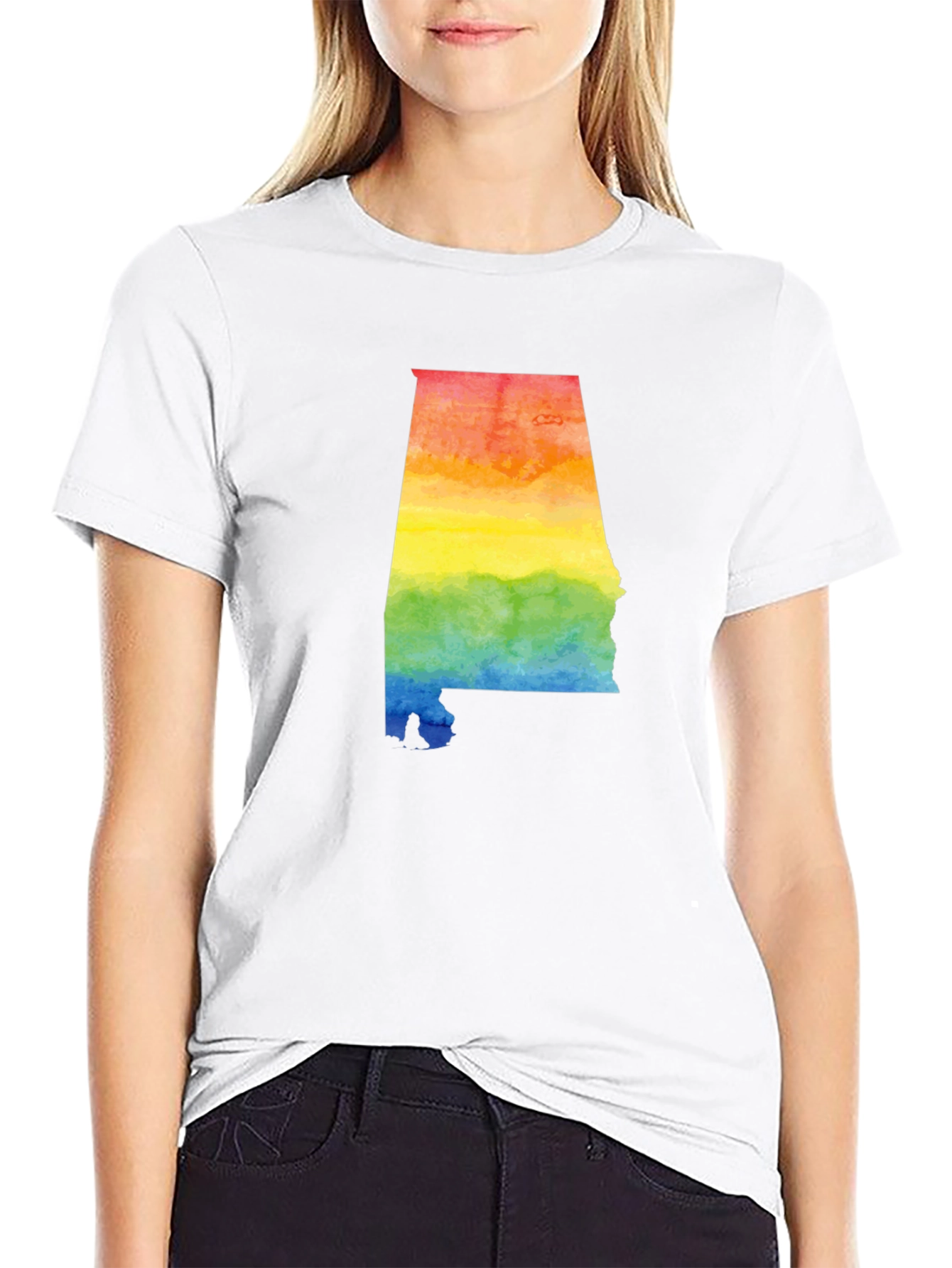 Rainbow Alabama State Pride T-Shirt