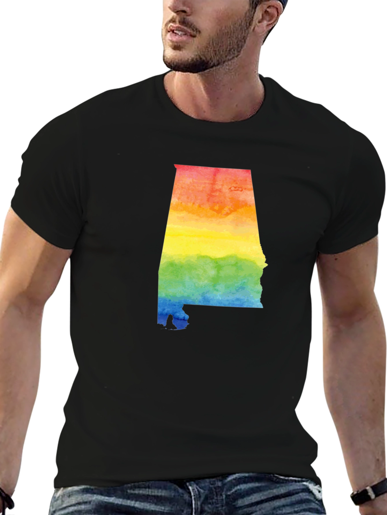 Rainbow Alabama State Pride T-Shirt