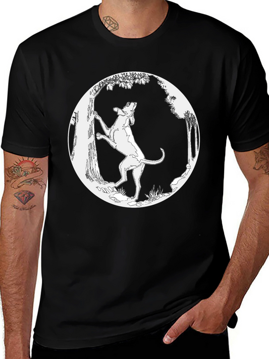 Hound Dog T-Shirt - Black Graphic Tee