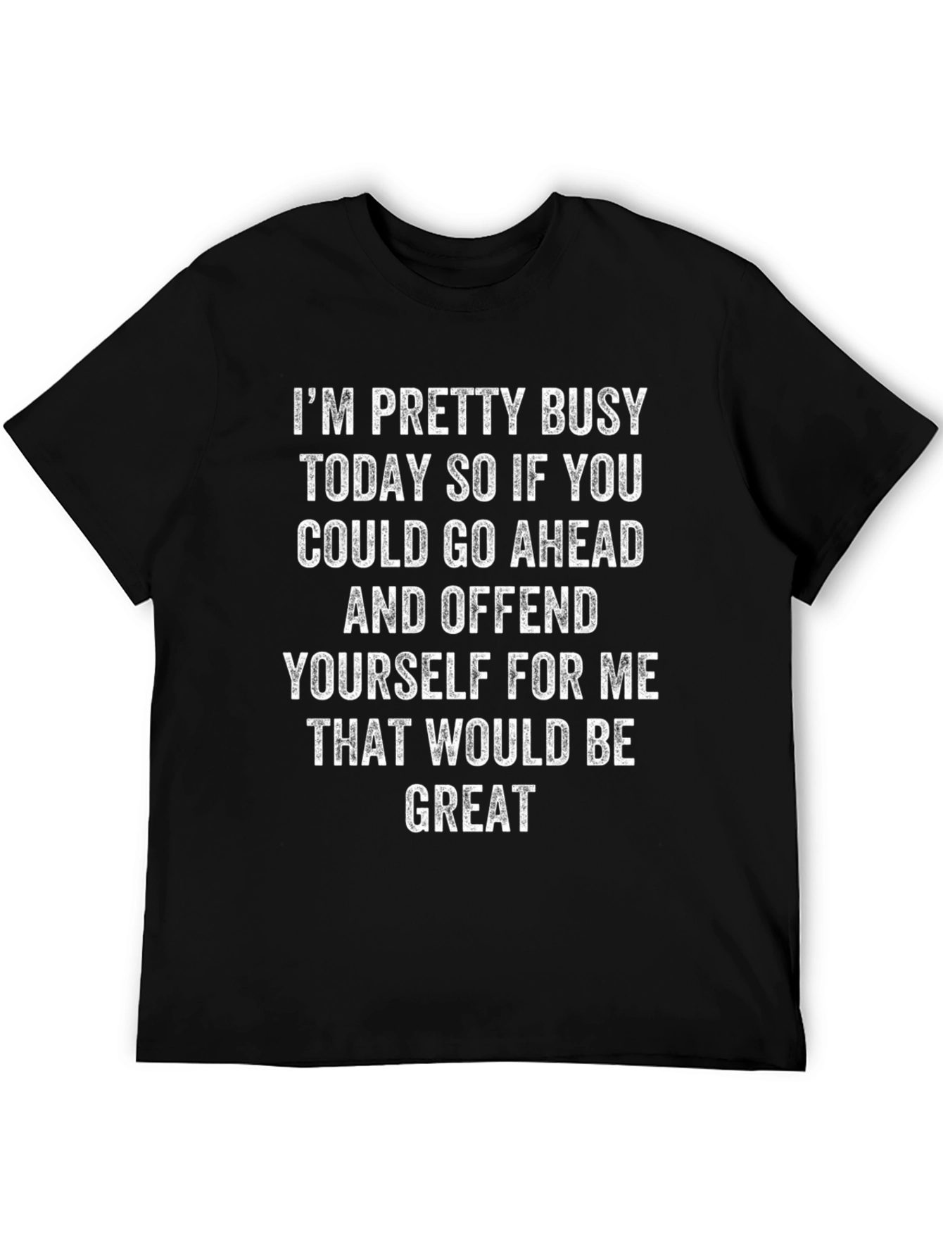 Funny Graphic Tee: Offend Yourself T-Shirt