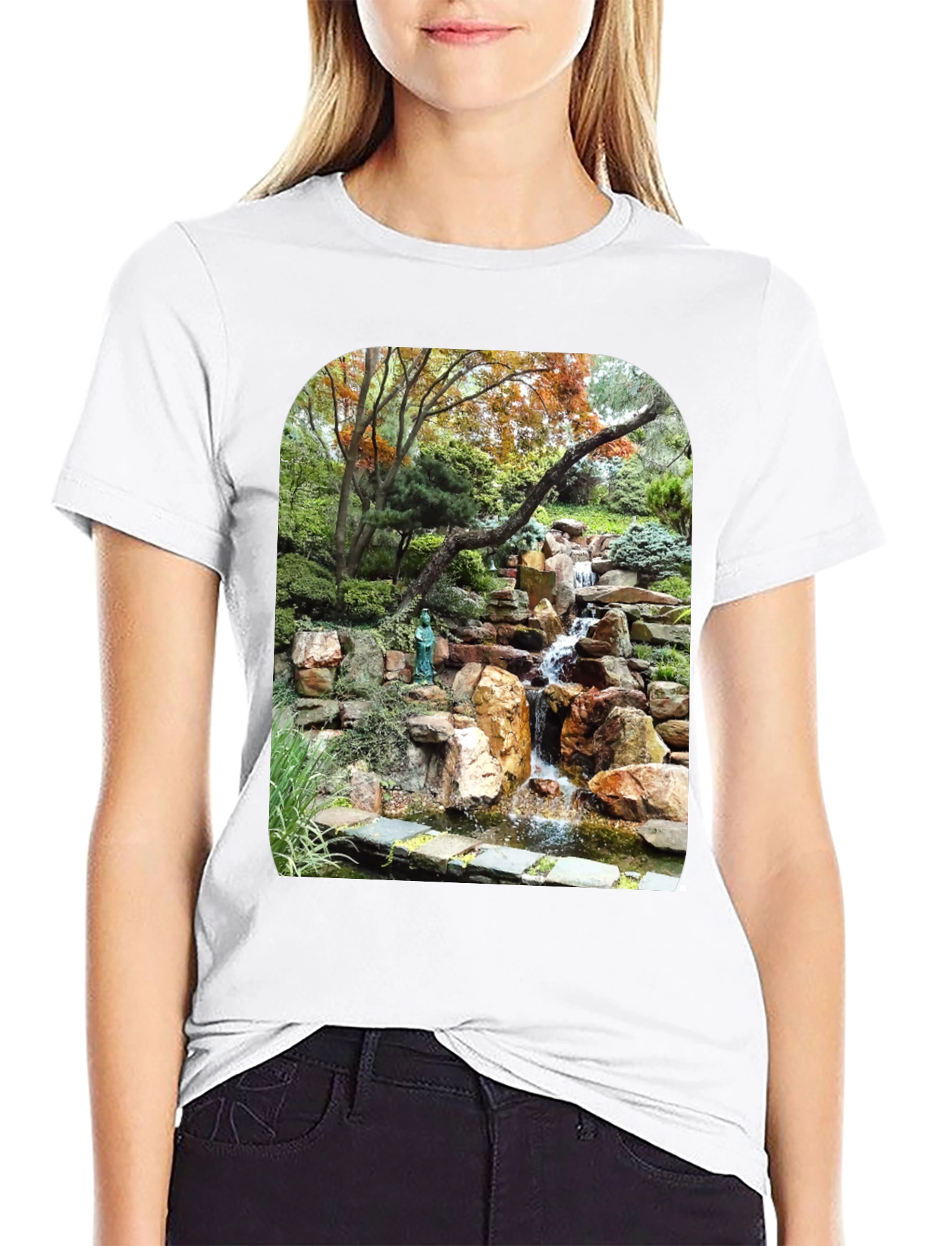 Waterfall Graphic Tee - Nature Lovers T-Shirt