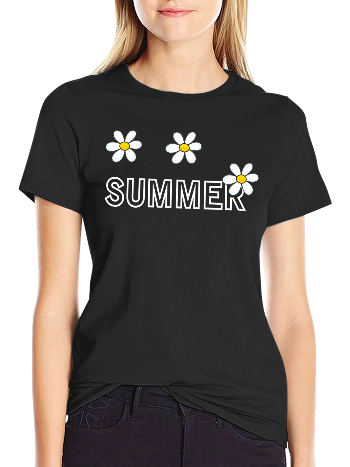 Summer Daisy T-Shirt - Cute Graphic Tee