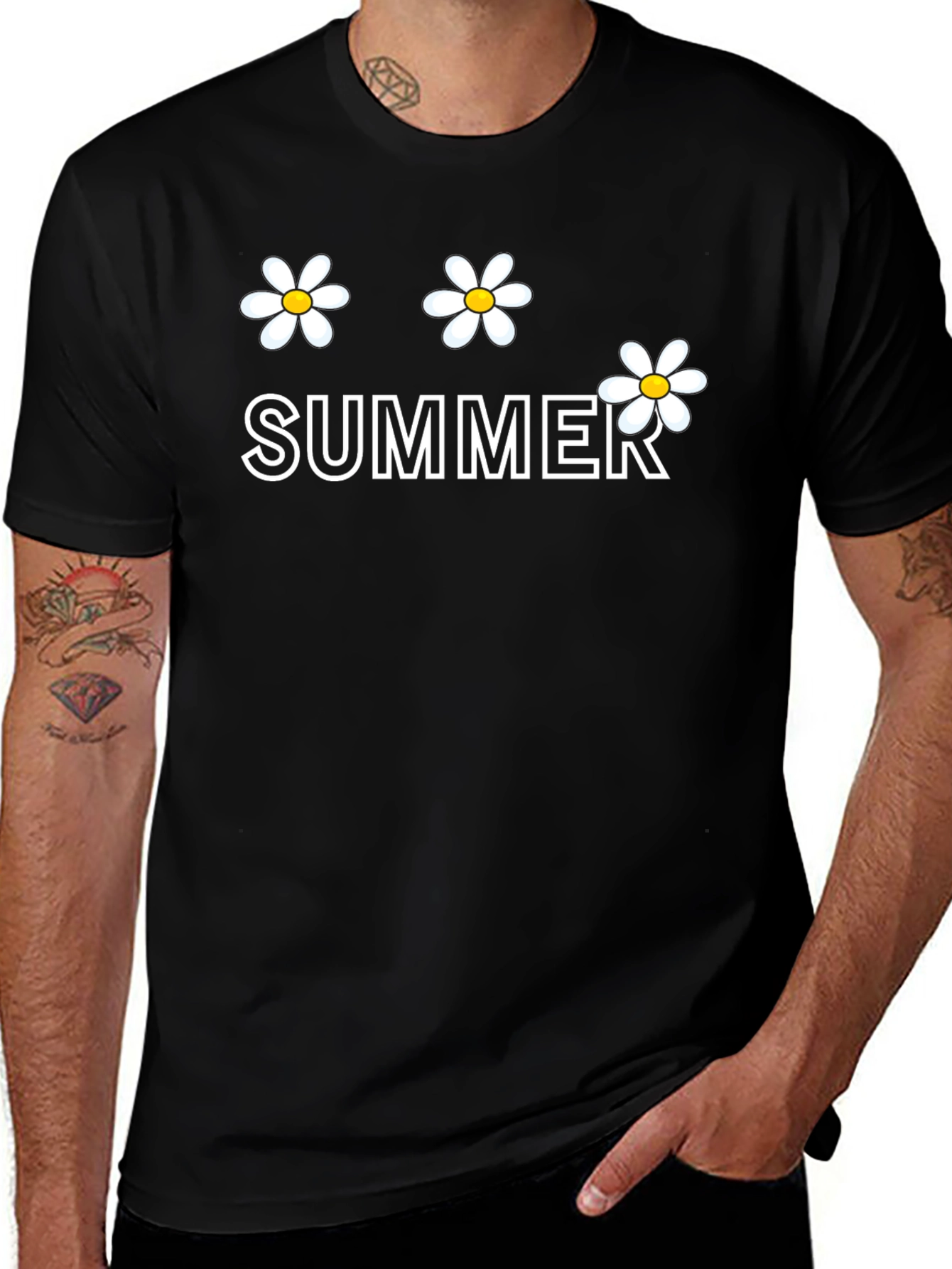 Summer Daisy T-Shirt - Cute Graphic Tee