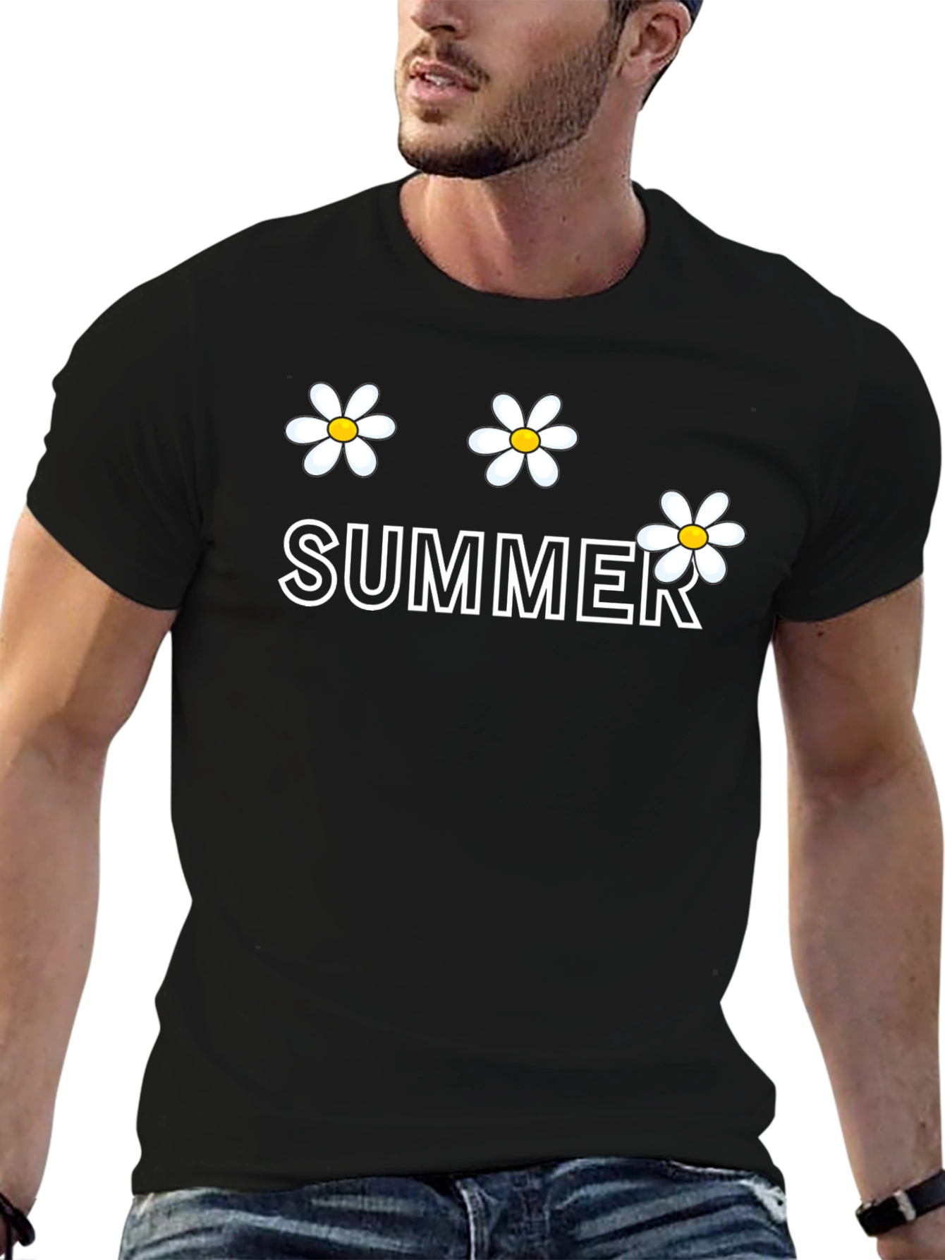 Summer Daisy T-Shirt - Cute Graphic Tee