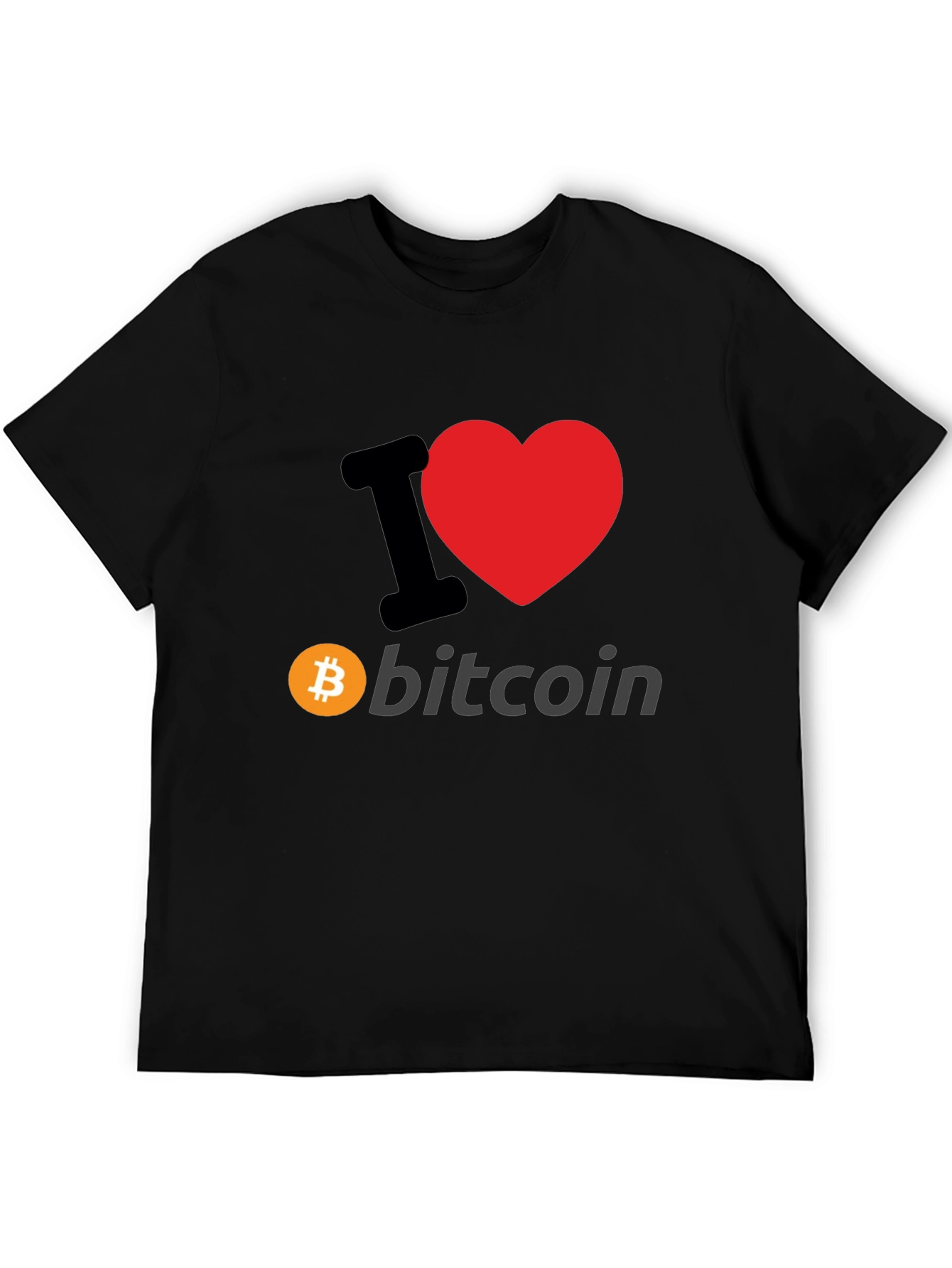 I Heart Bitcoin Graphic T-Shirt - Crypto Fan Apparel
