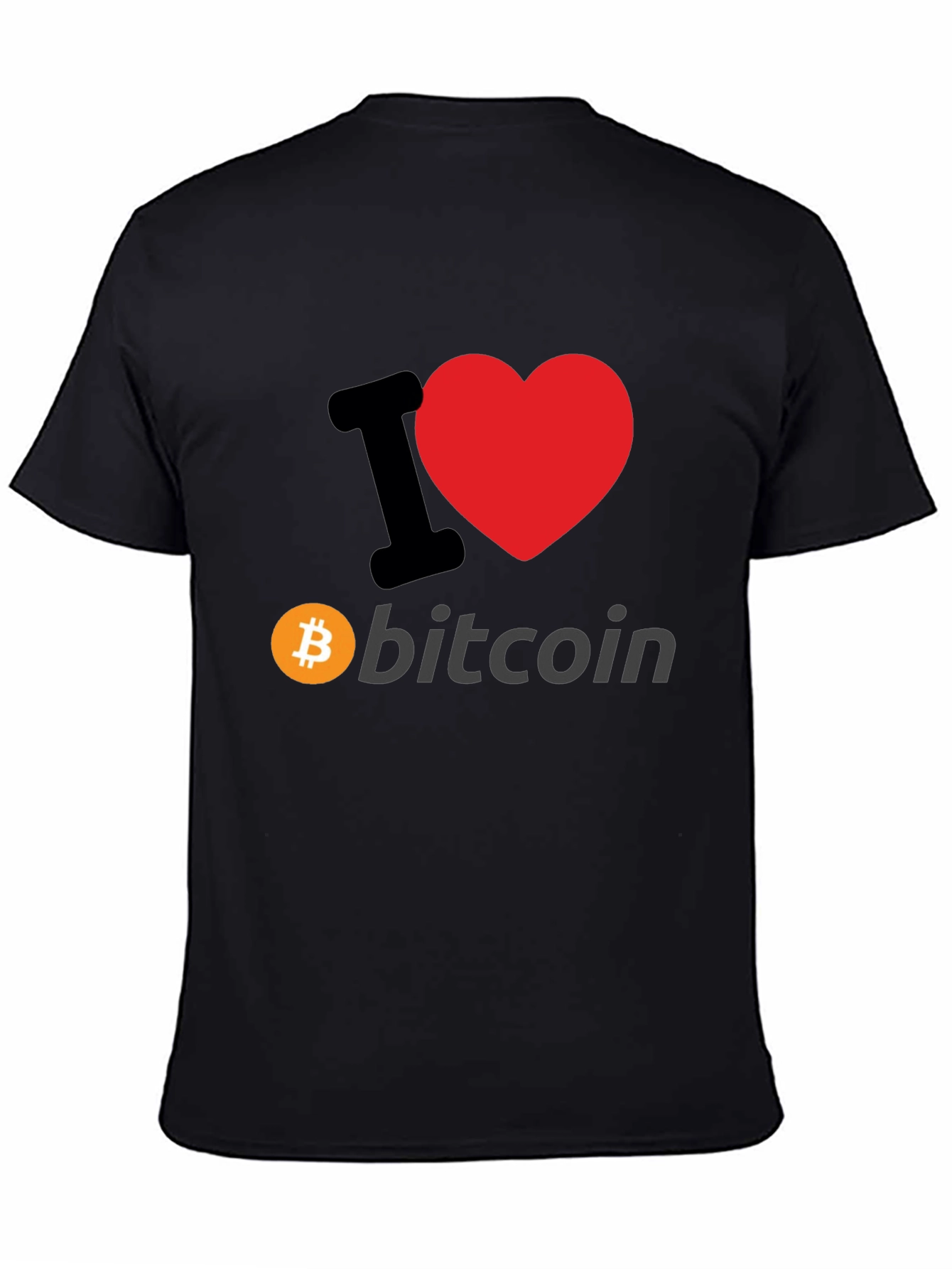 I Heart Bitcoin Graphic T-Shirt - Crypto Fan Apparel