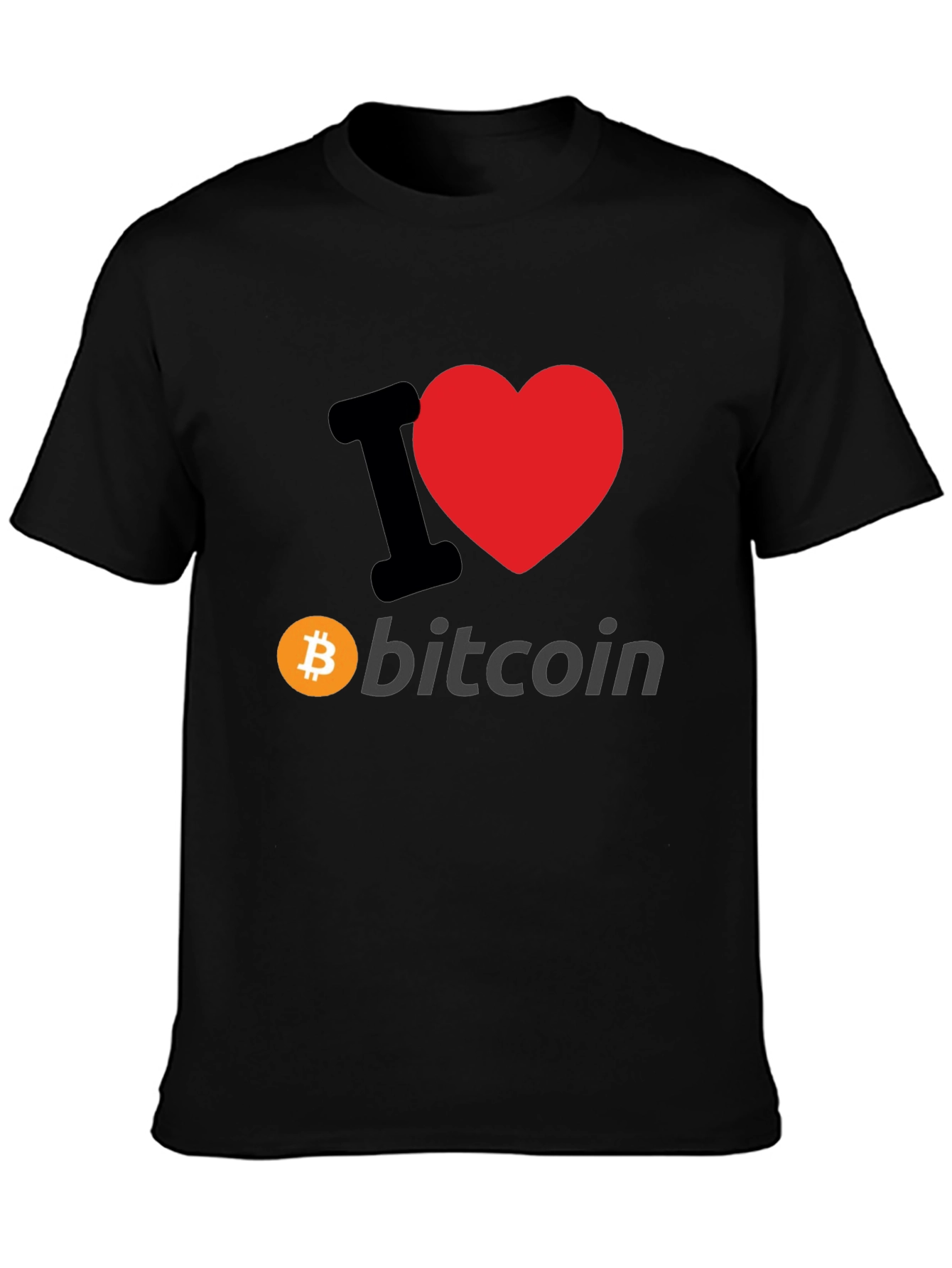 I Heart Bitcoin Graphic T-Shirt - Crypto Fan Apparel