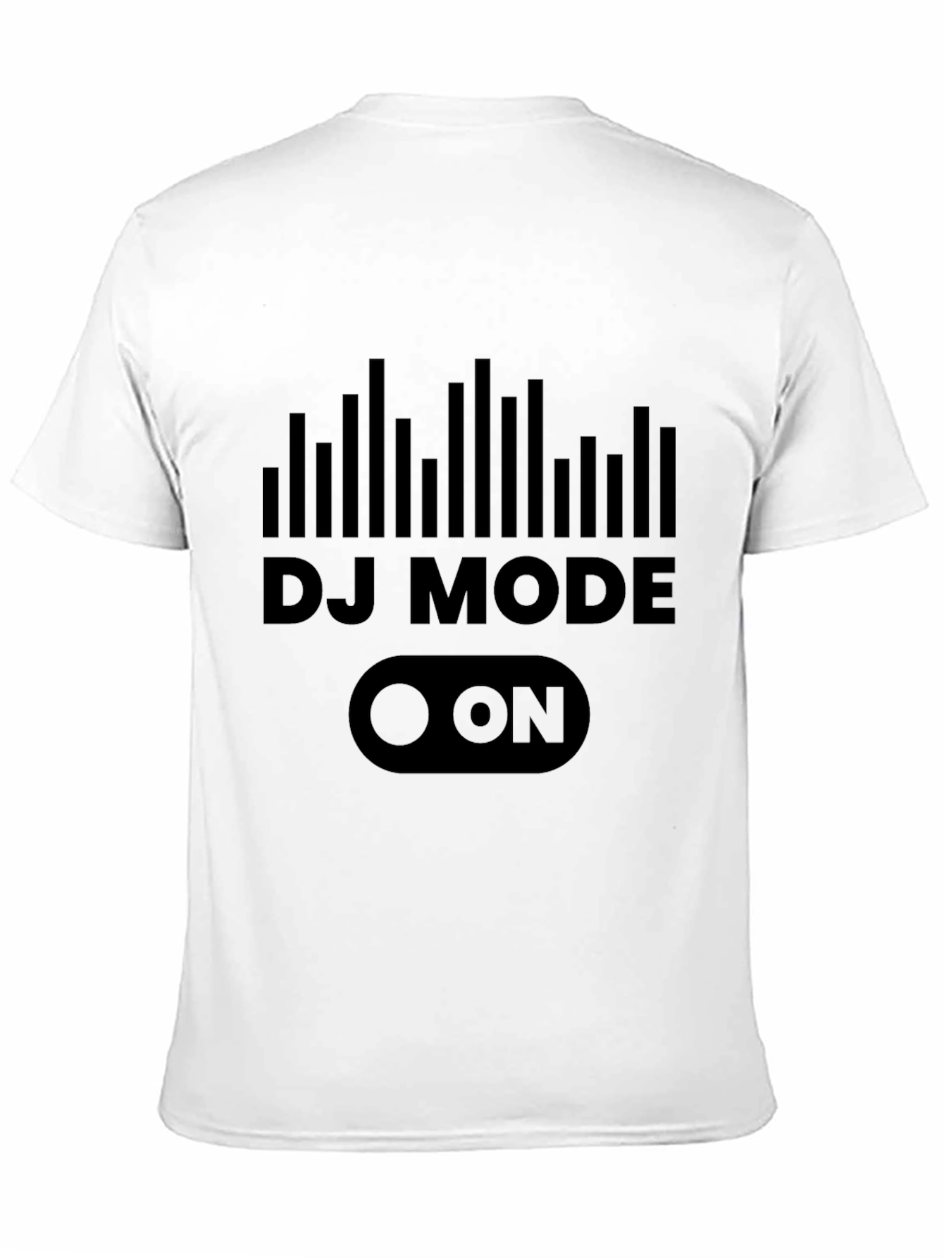 DJ Mode ON Graphic Tee - Black