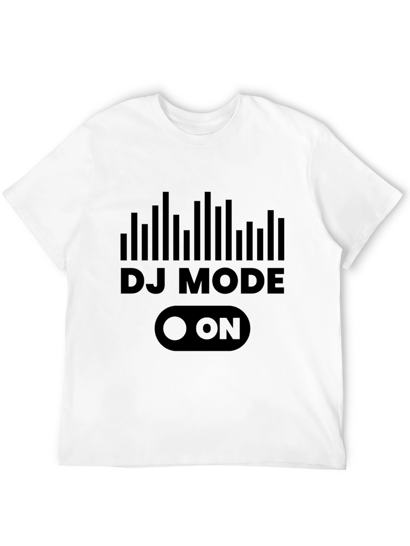 DJ Mode ON Graphic Tee - Black
