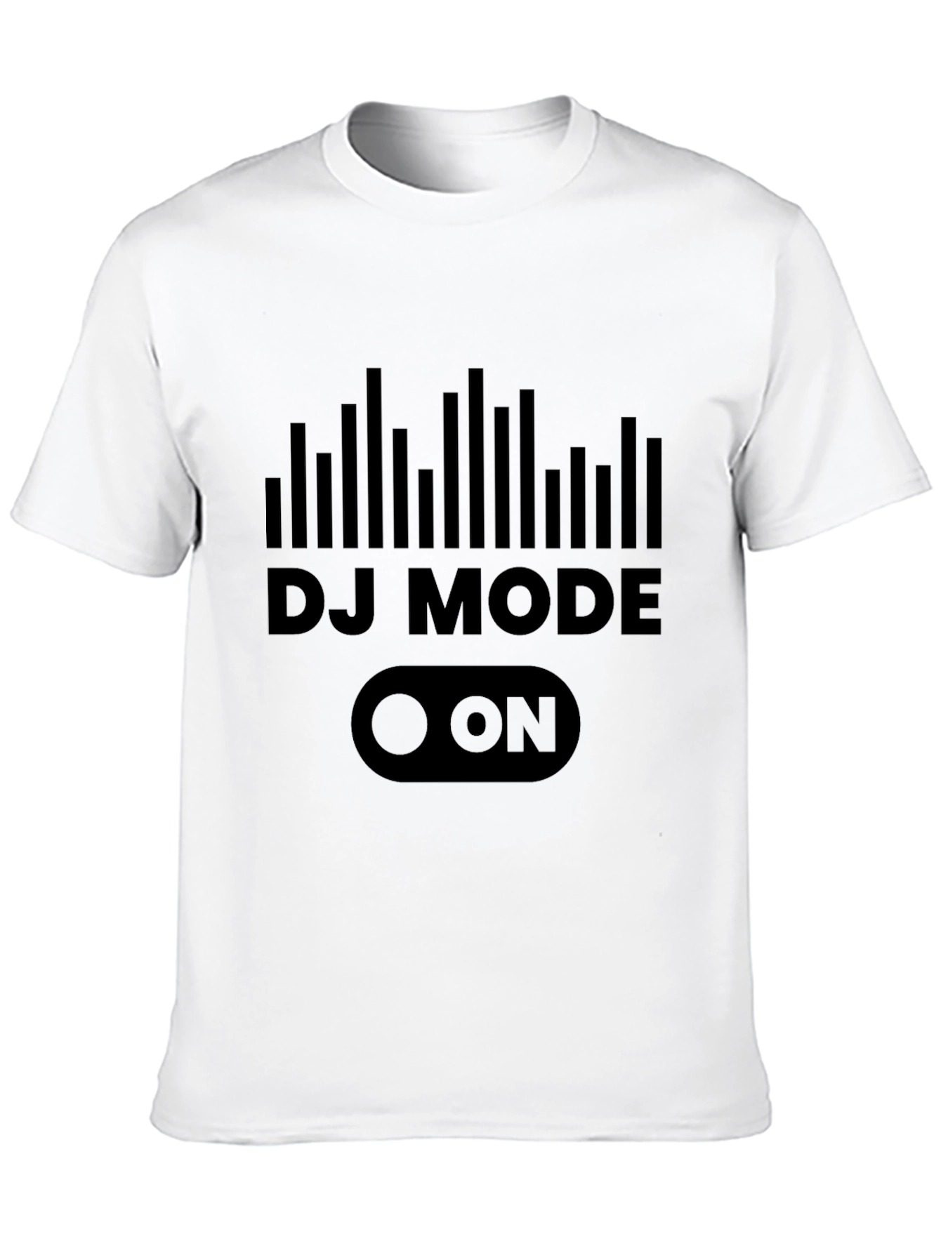 DJ Mode ON Graphic Tee - Black