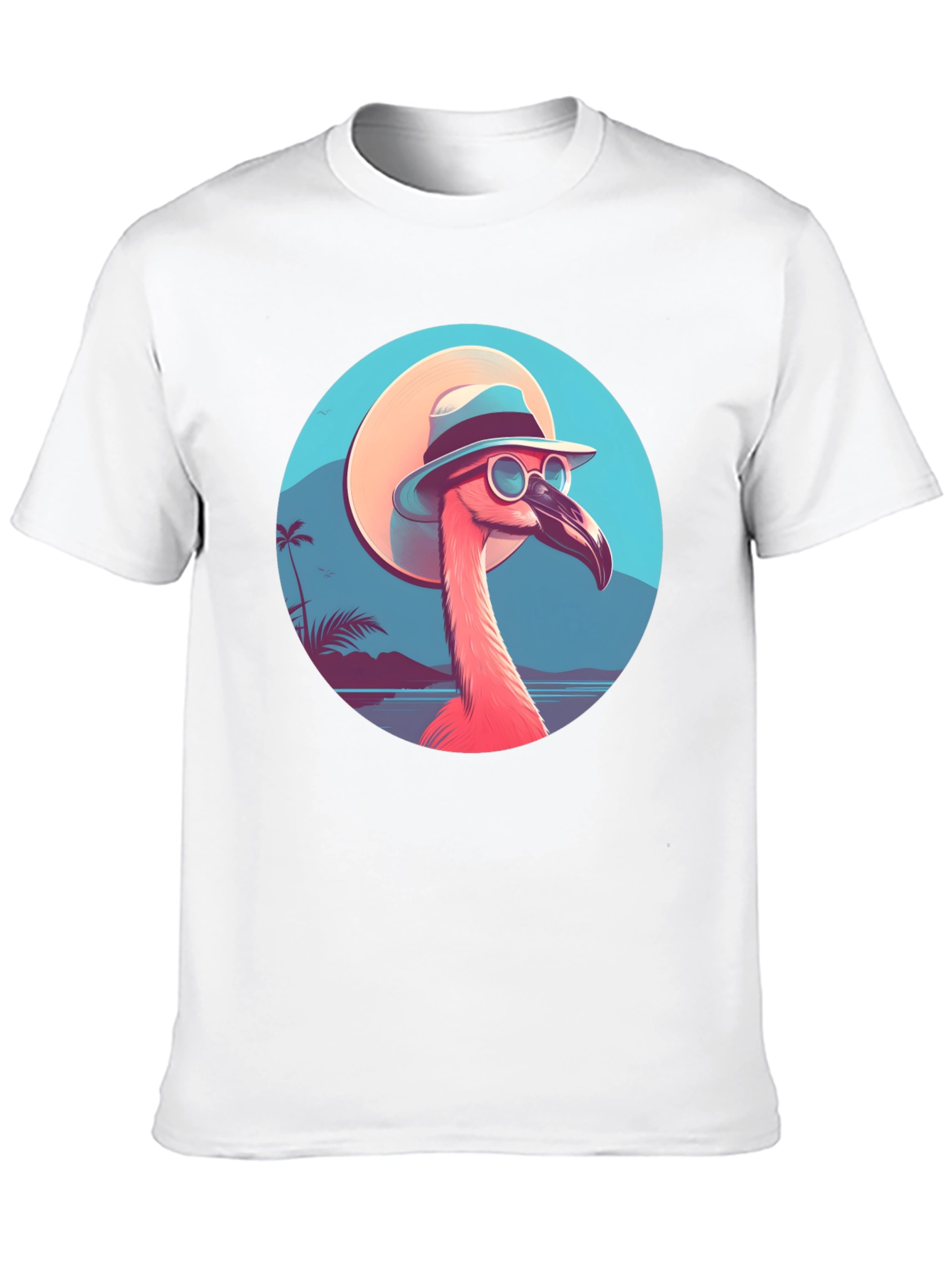 Cool Flamingo T-Shirt - Tropical Vibes
