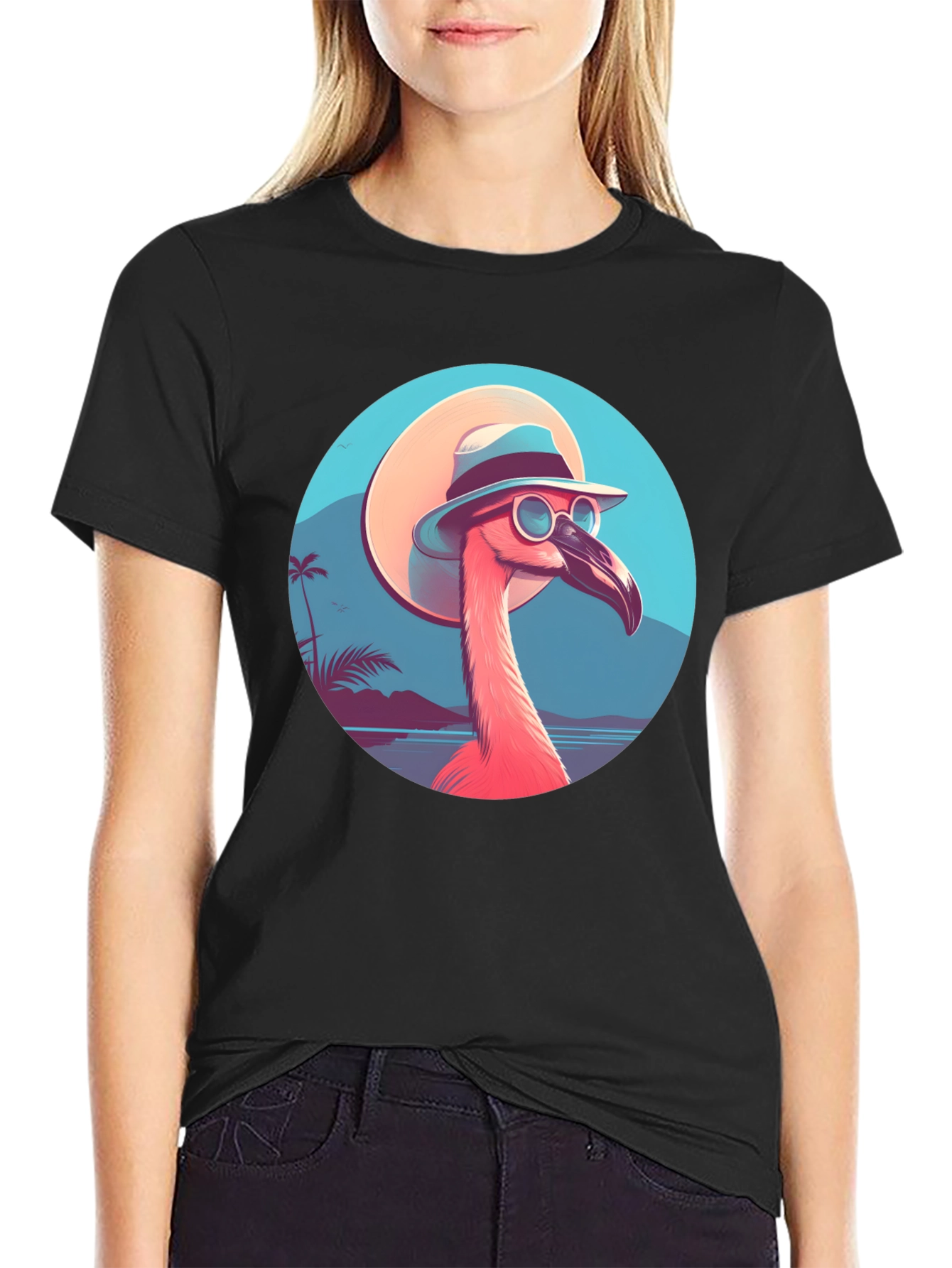 Cool Flamingo T-Shirt - Tropical Vibes
