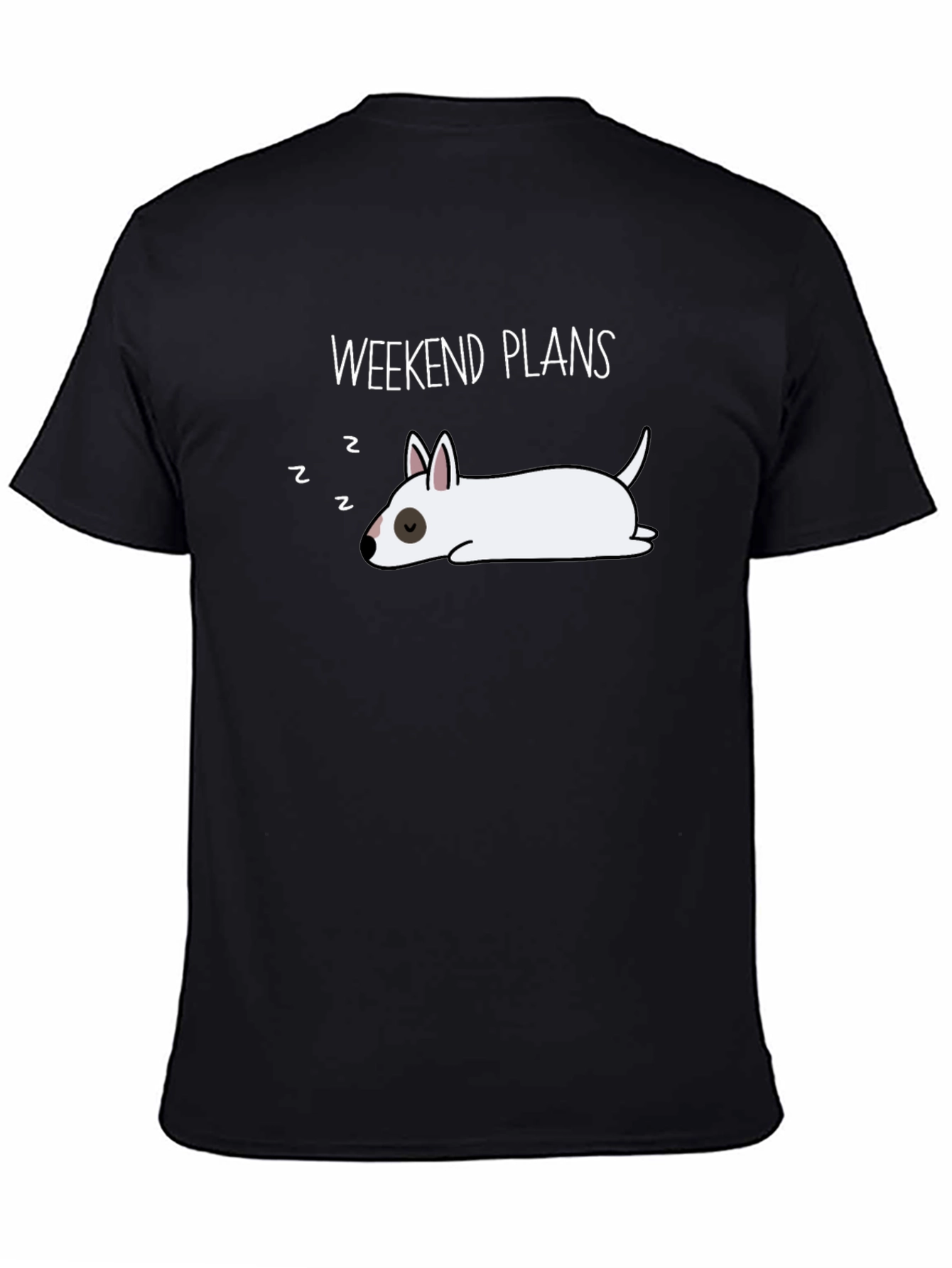 Weekend Plans Dog T-Shirt - Lazy Day Comfort