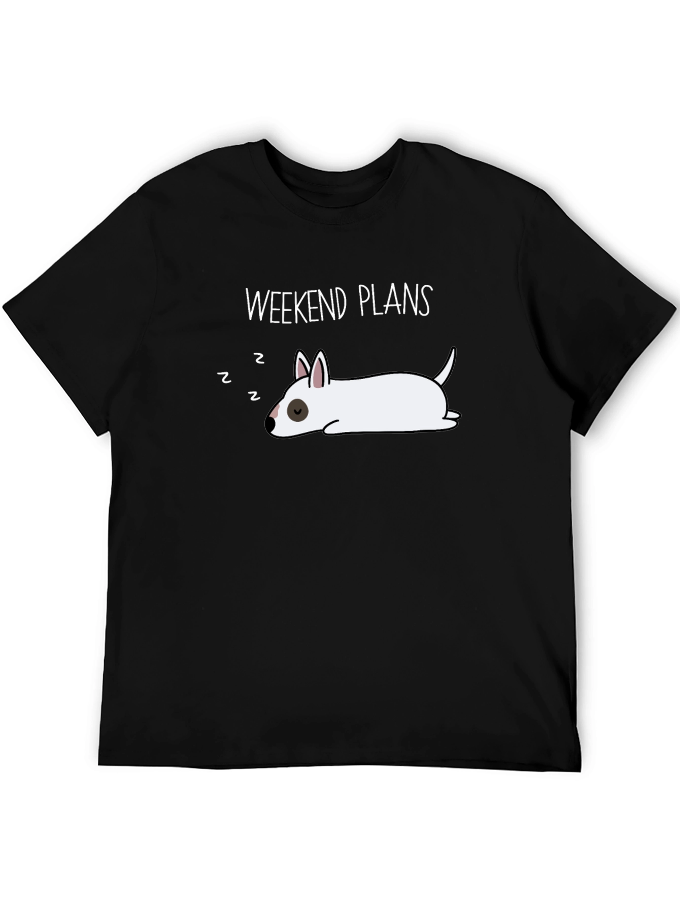 Weekend Plans Dog T-Shirt - Lazy Day Comfort