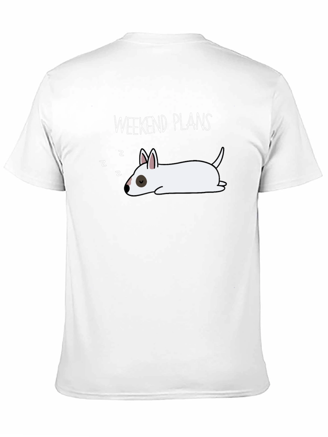 Weekend Plans Dog T-Shirt - Lazy Day Comfort