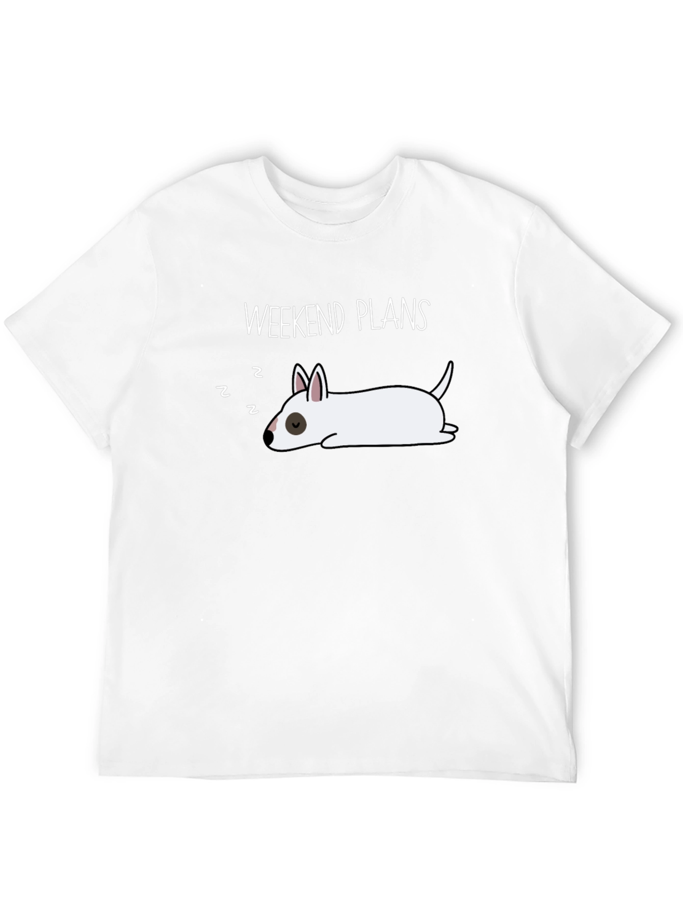 Weekend Plans Dog T-Shirt - Lazy Day Comfort
