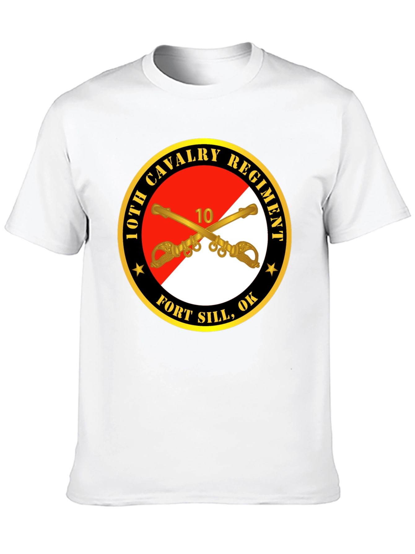 10th Cavalry Regiment Black T-Shirt