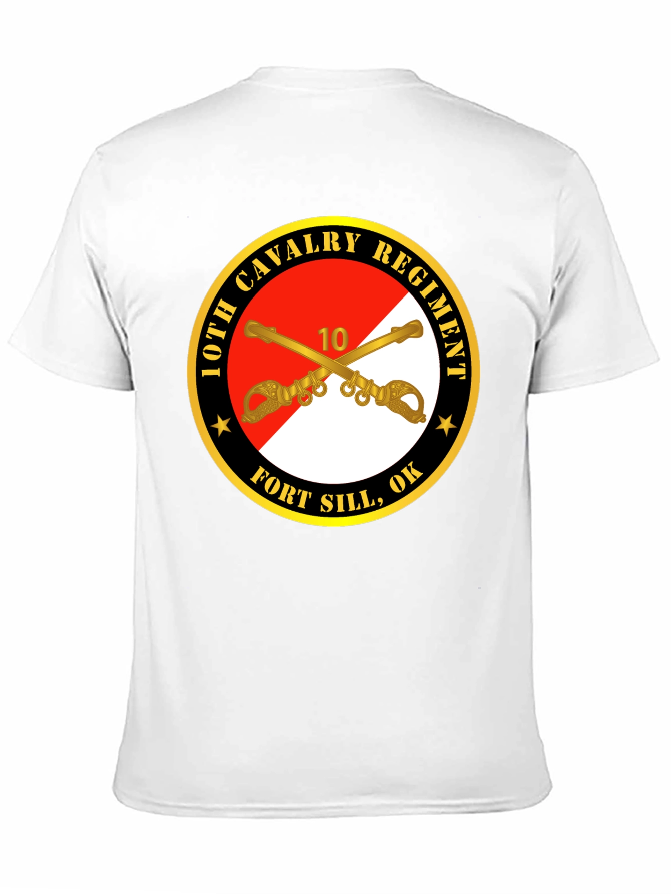 10th Cavalry Regiment Black T-Shirt